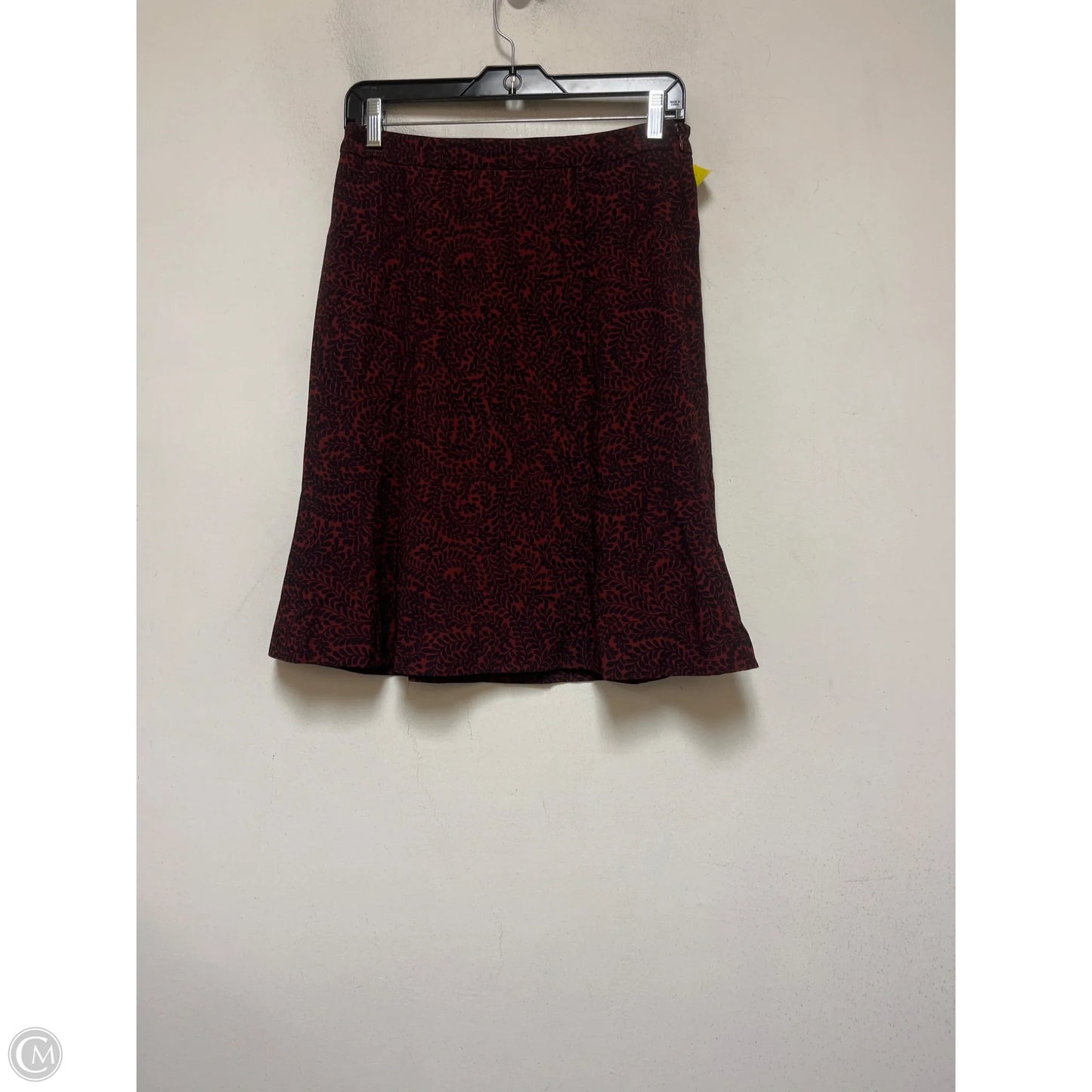 Skirt Midi By Loft In Blue & Red, Size: 2