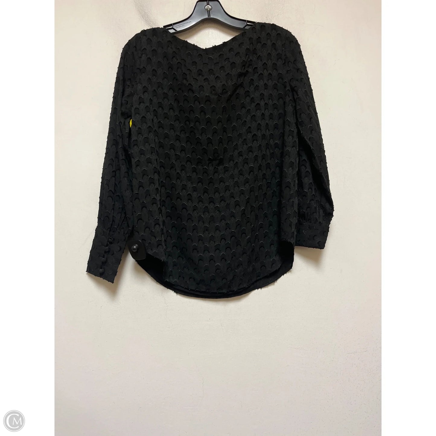Top Long Sleeve By Ann Taylor In Black, Size: Xs