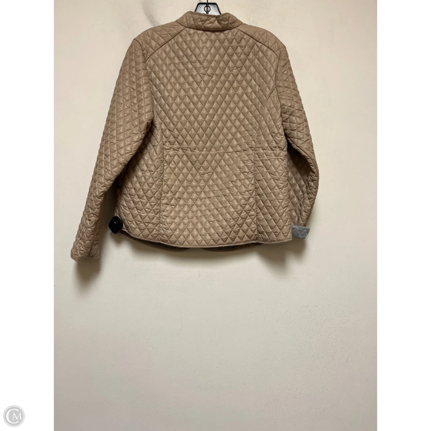 Jacket Puffer & Quilted By Clothes Mentor In Tan, Size: Xl