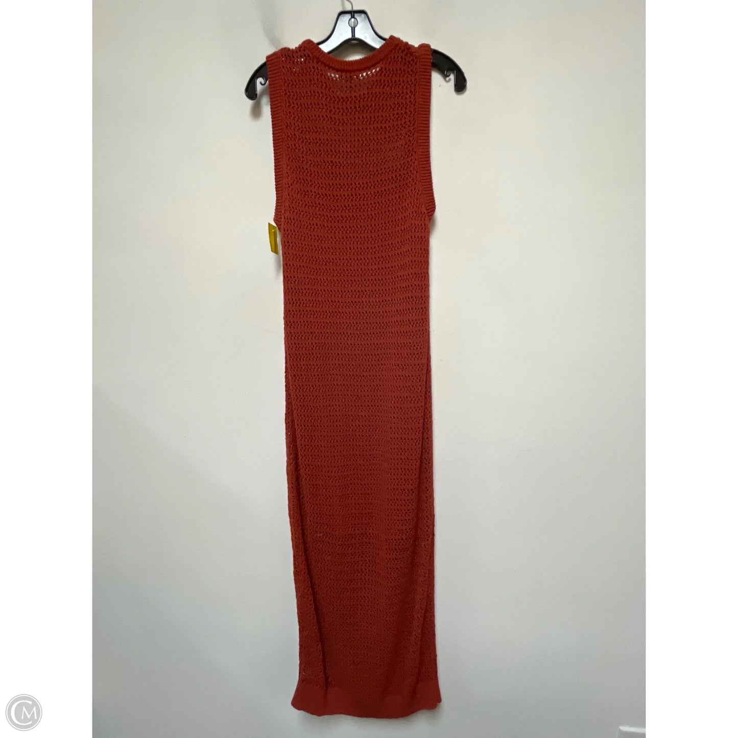 Dress Casual Midi By Express In Orange, Size: L