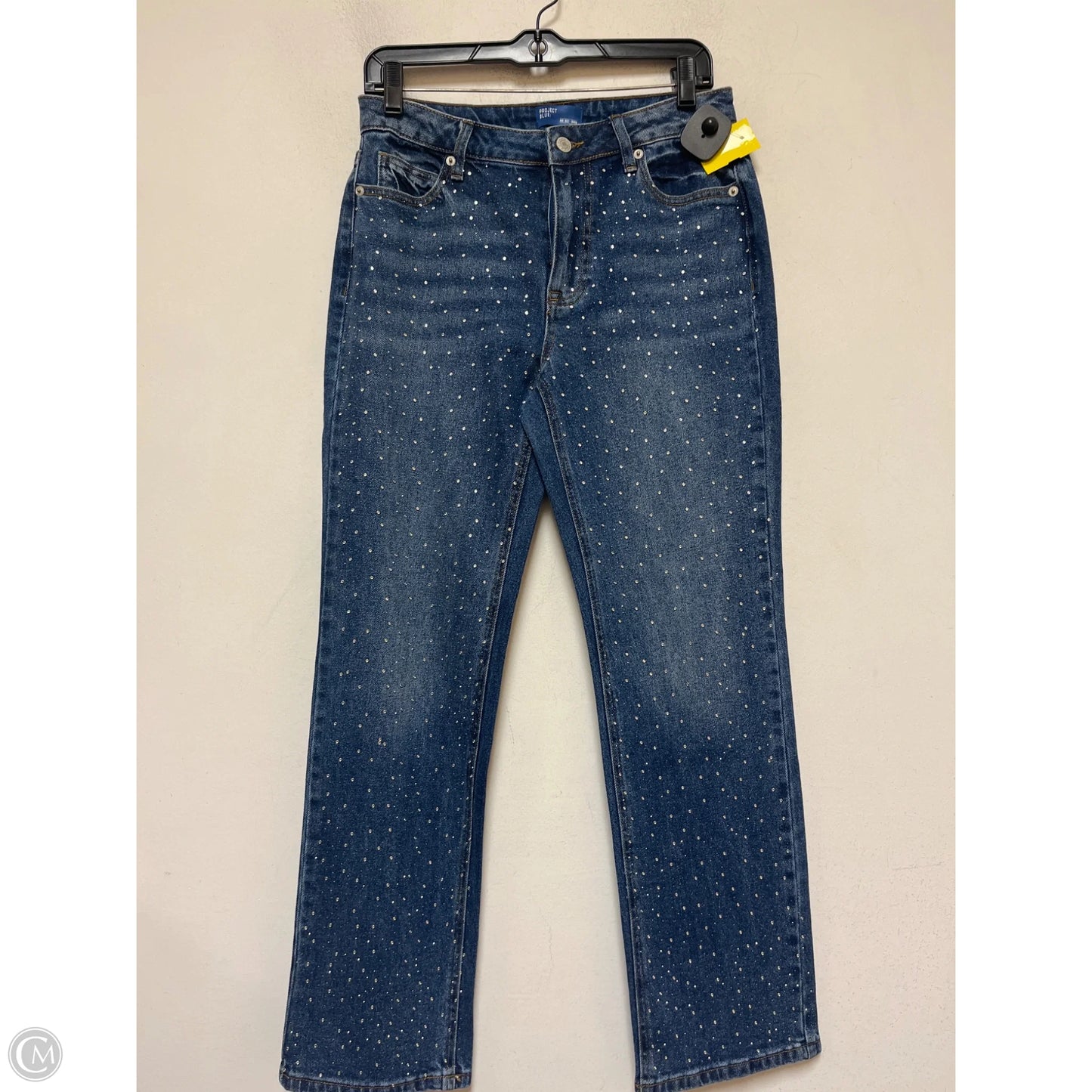 Jeans Straight By Clothes Mentor In Blue & Silver, Size: 6