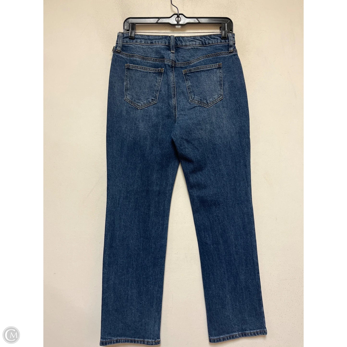 Jeans Straight By Clothes Mentor In Blue & Silver, Size: 6