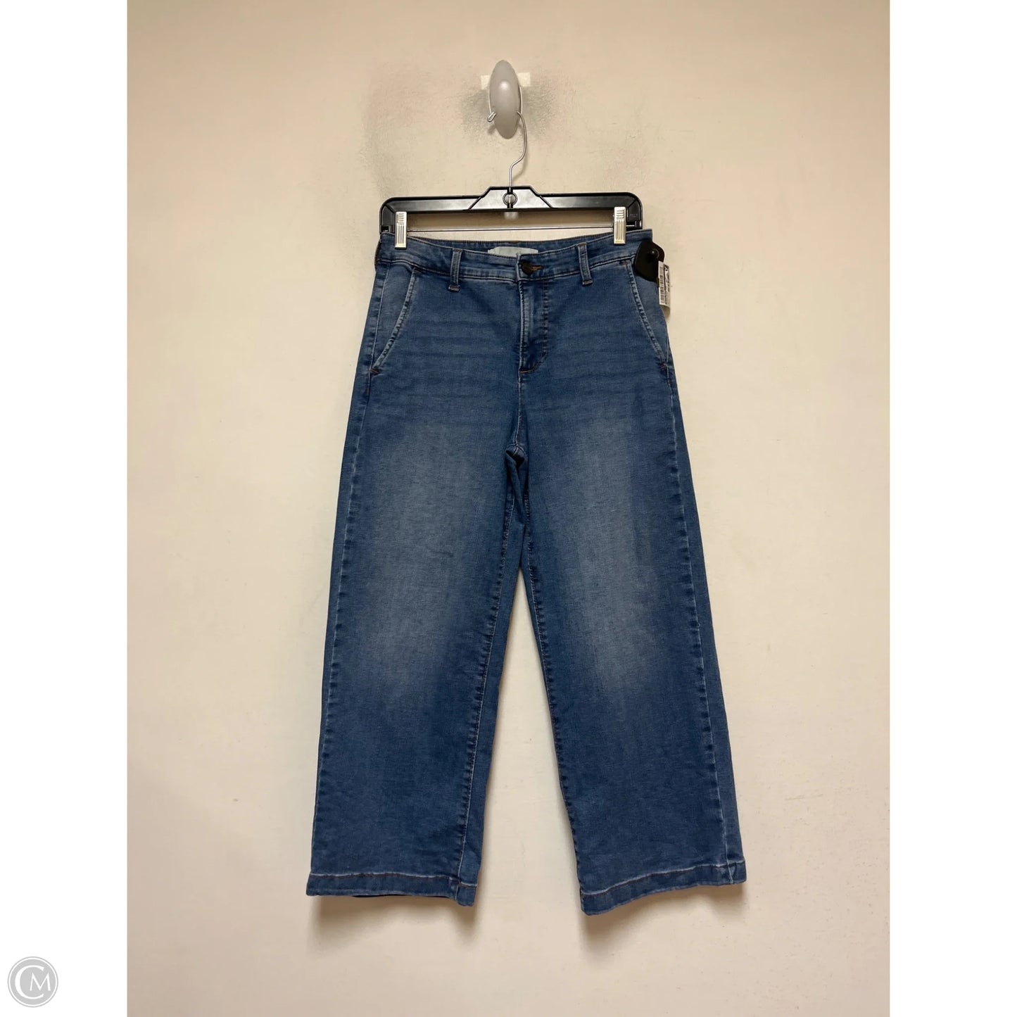 Jeans Wide Leg By Ella Moss In Blue Denim, Size: 4