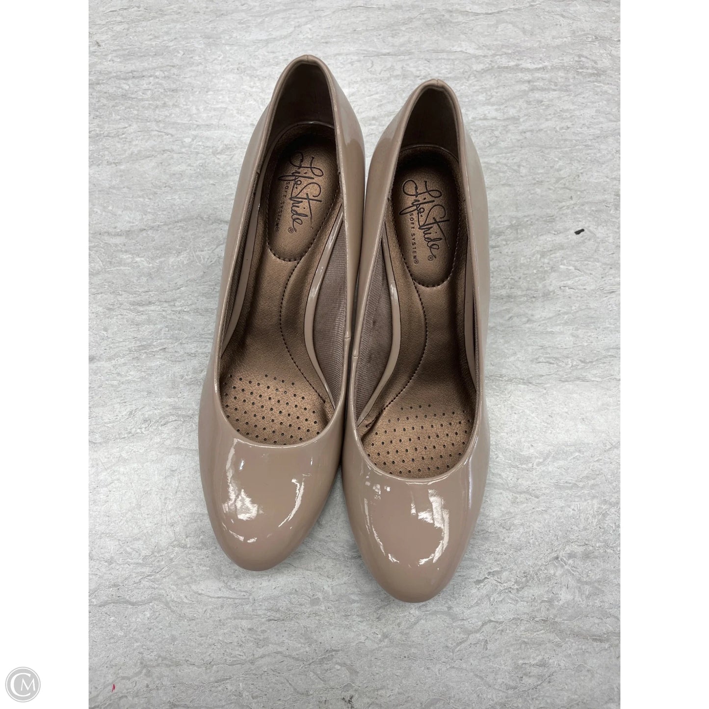 Shoes Heels Kitten By Life Stride In Tan, Size: 8.5