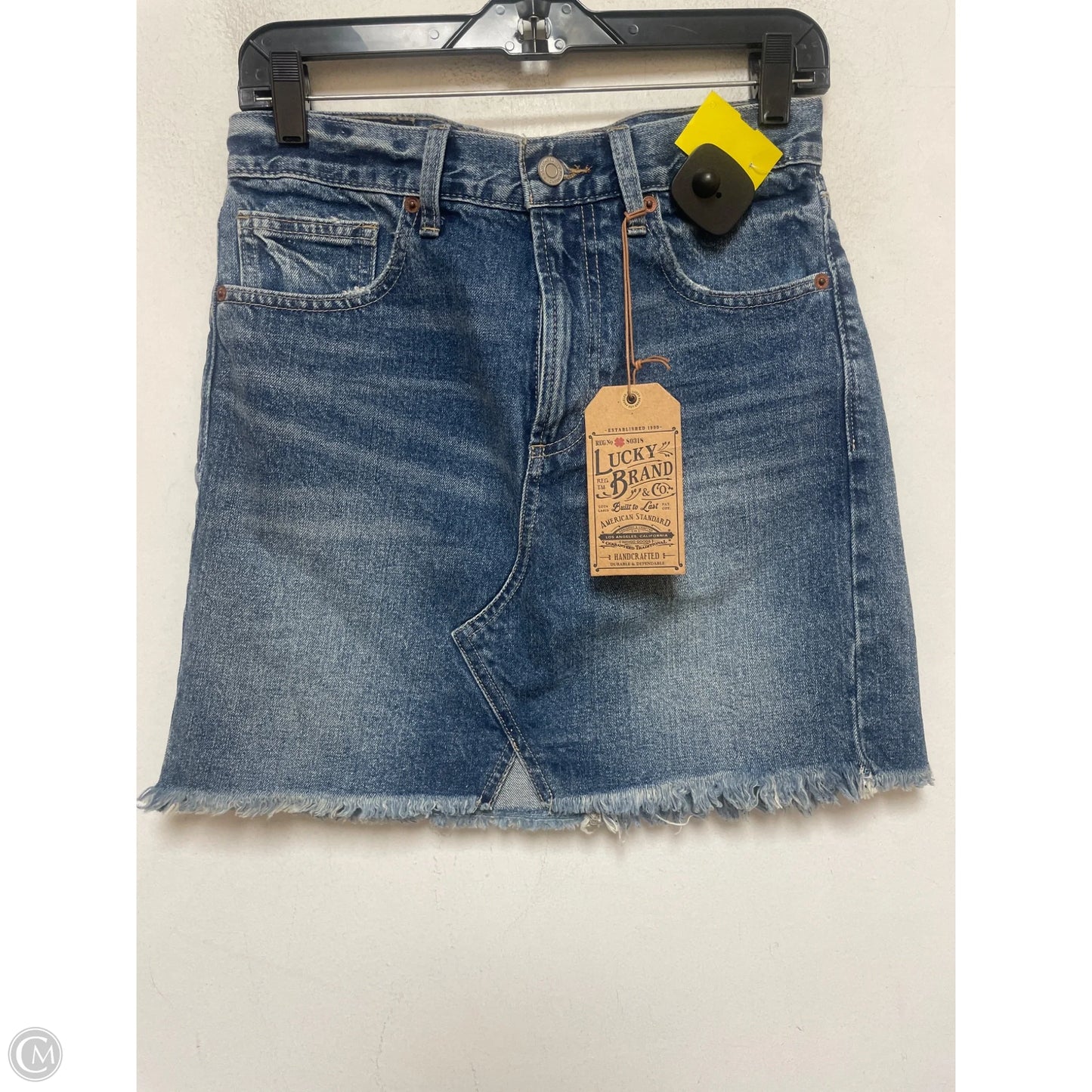 Skirt Mini & Short By Lucky Brand In Blue Denim, Size: 0