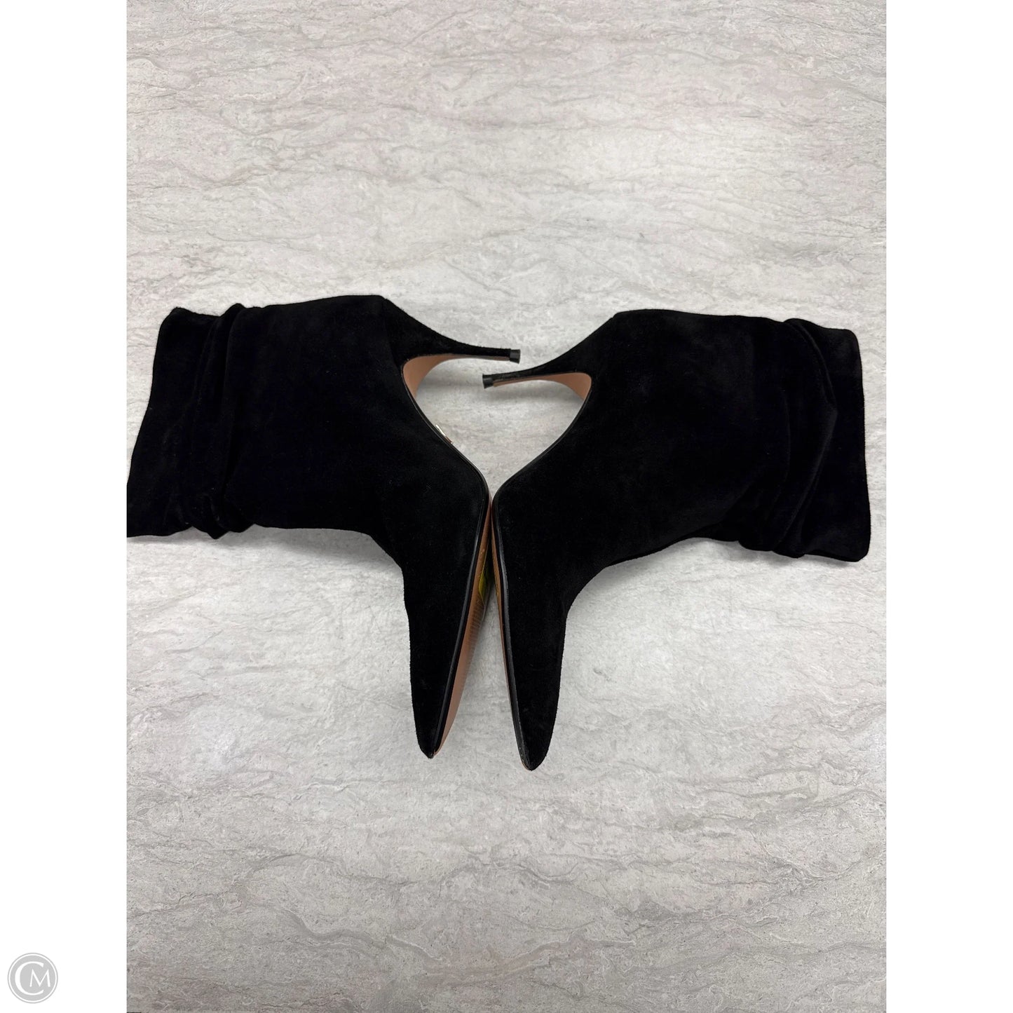 Boots Ankle Heels By Express In Black, Size: 9