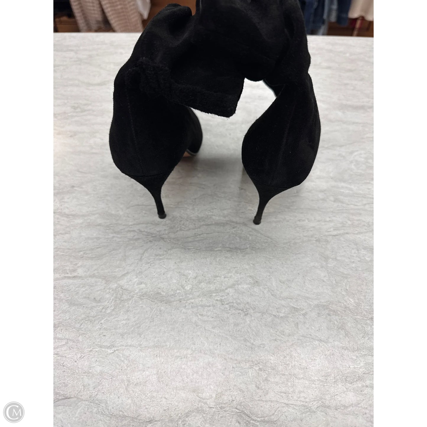 Boots Ankle Heels By Express In Black, Size: 9