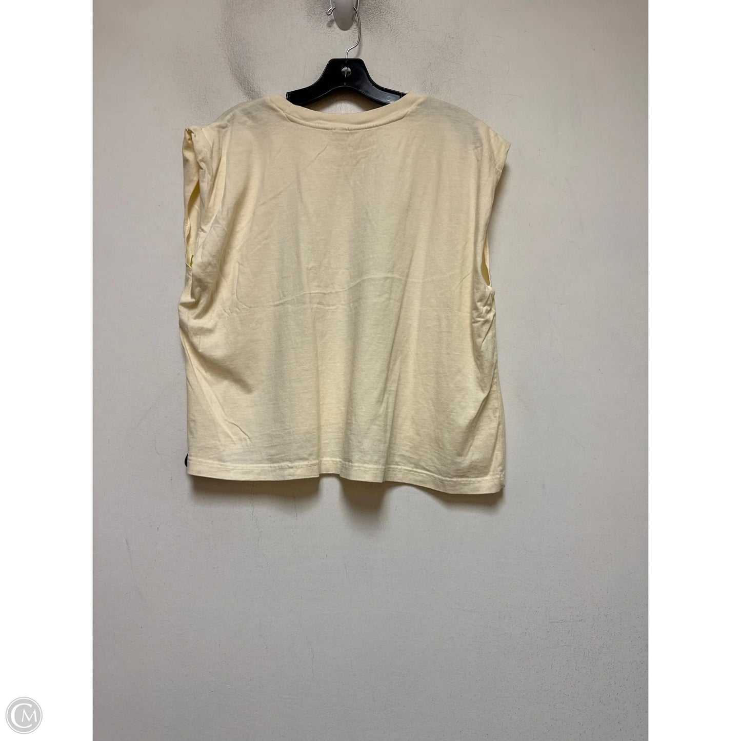Top Sleeveless By American Apparel In Yellow, Size: Xl