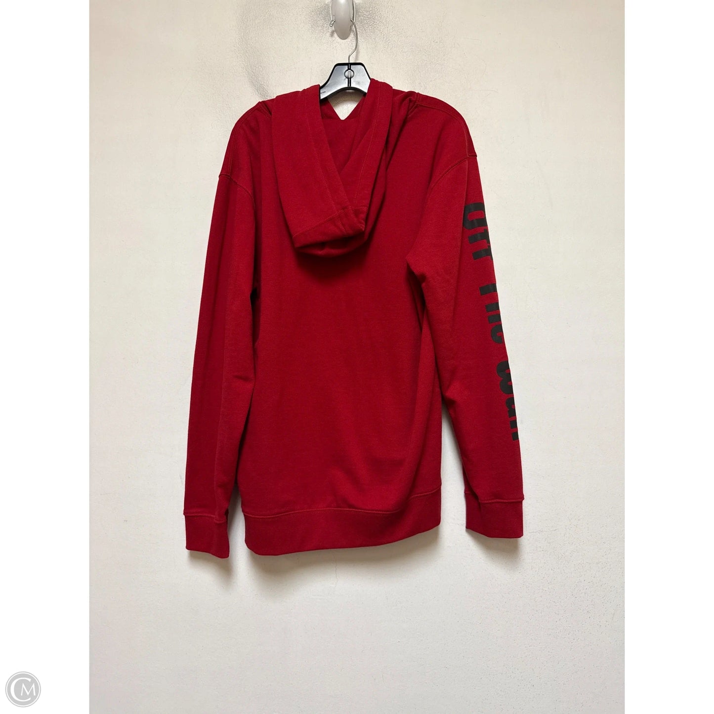 Sweatshirt Hoodie By Disney In Red, Size: L
