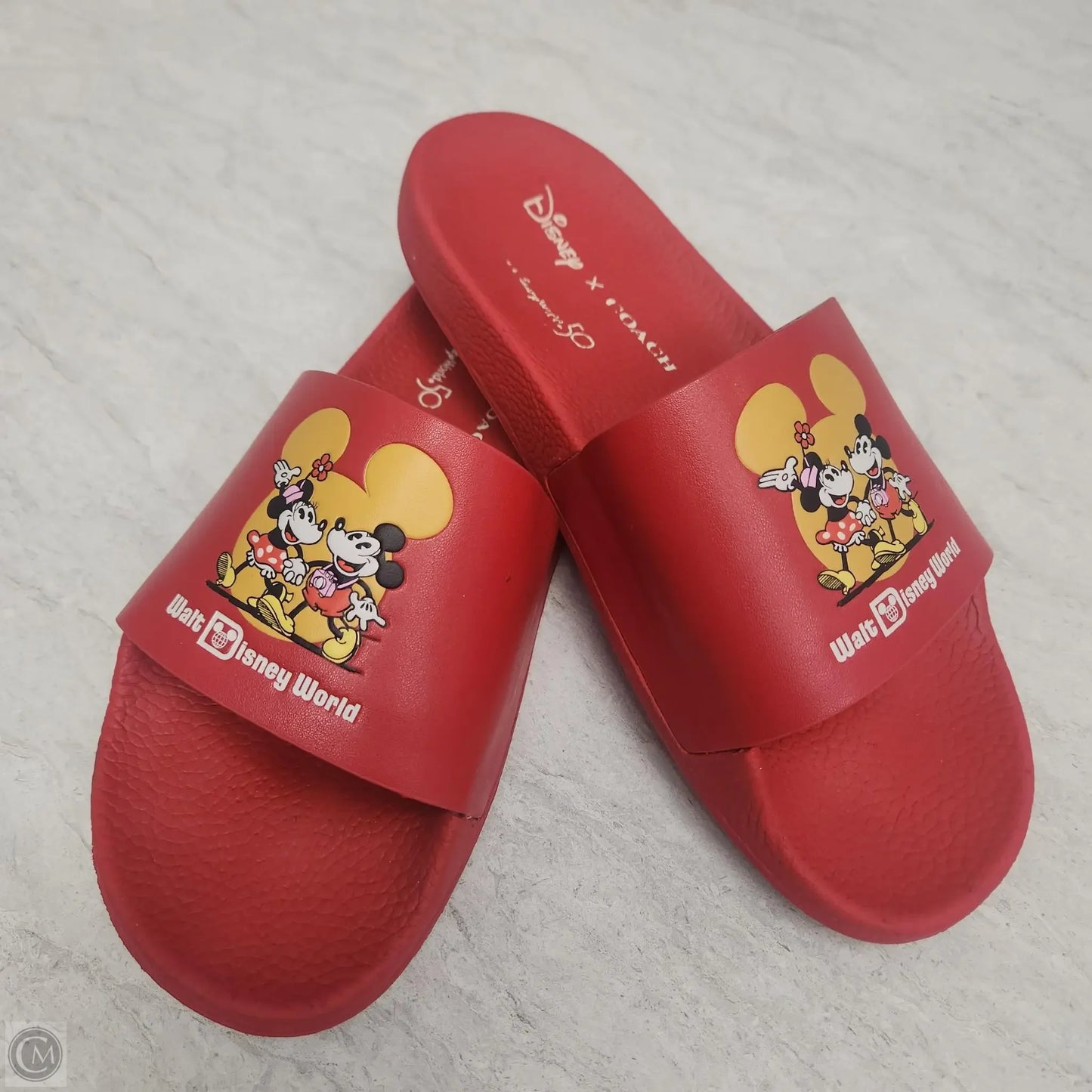 Sandals Flats By Disney In Red, Size: 8