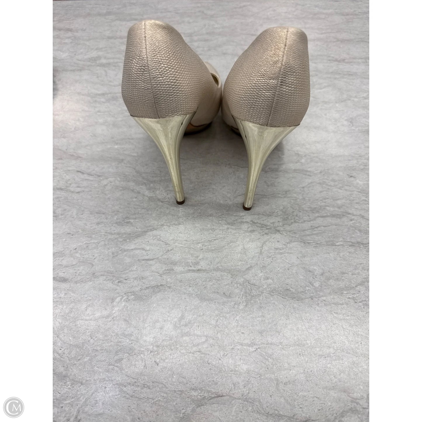 Shoes Heels Stiletto By Bcbgmaxazria In Cream, Size: 7.5