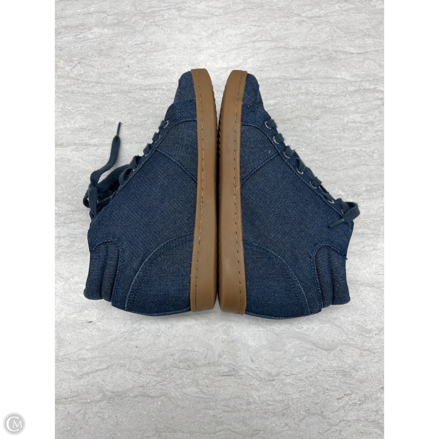 Shoes Sneakers By Guess In Blue Denim, Size: 8.5