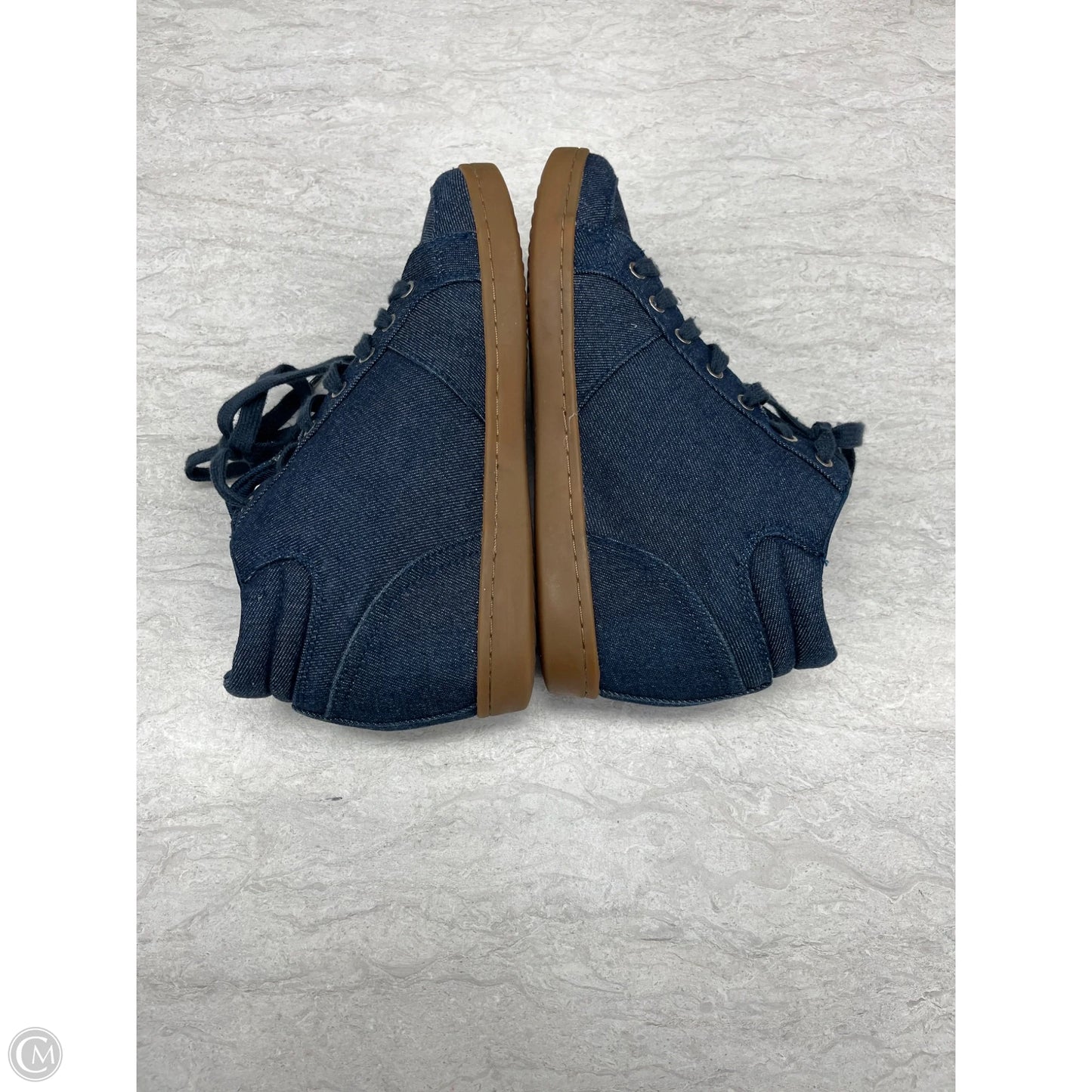Shoes Sneakers By Guess In Blue Denim, Size: 8.5