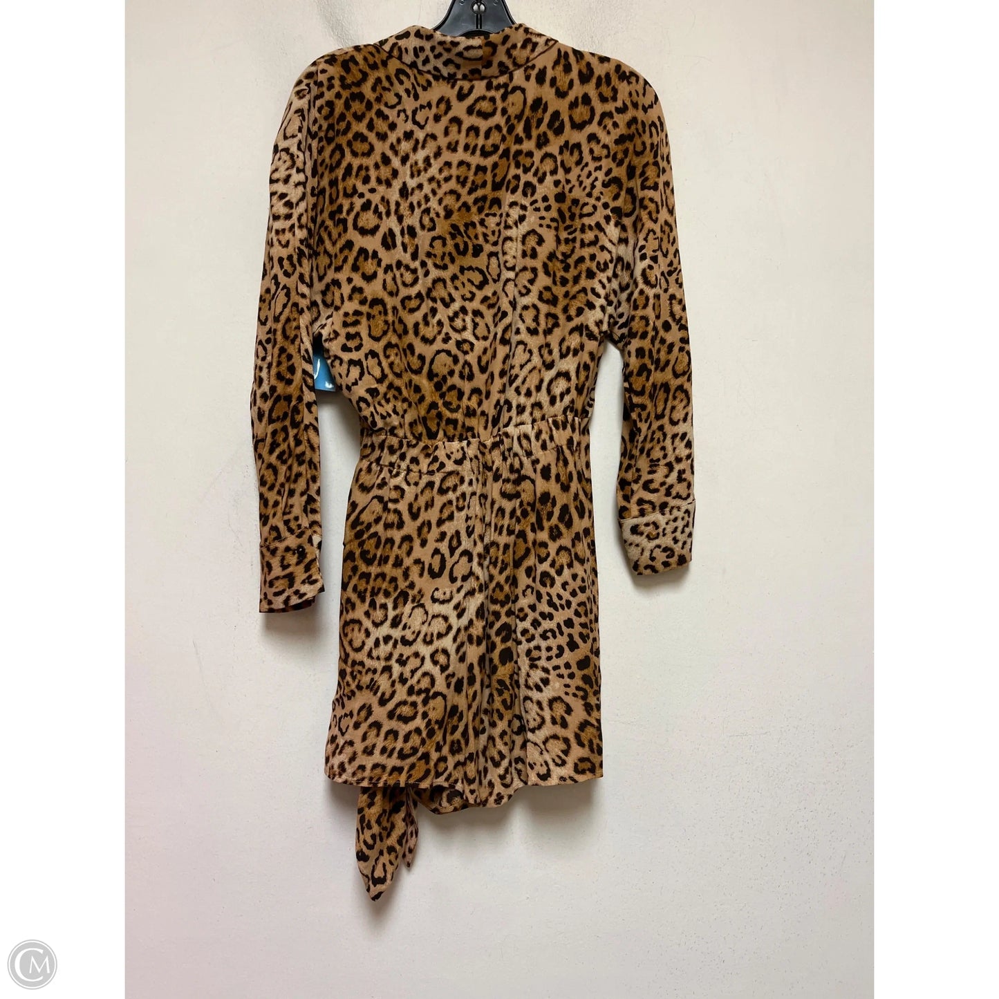Dress Casual Short By Zara In Leopard Print, Size: S
