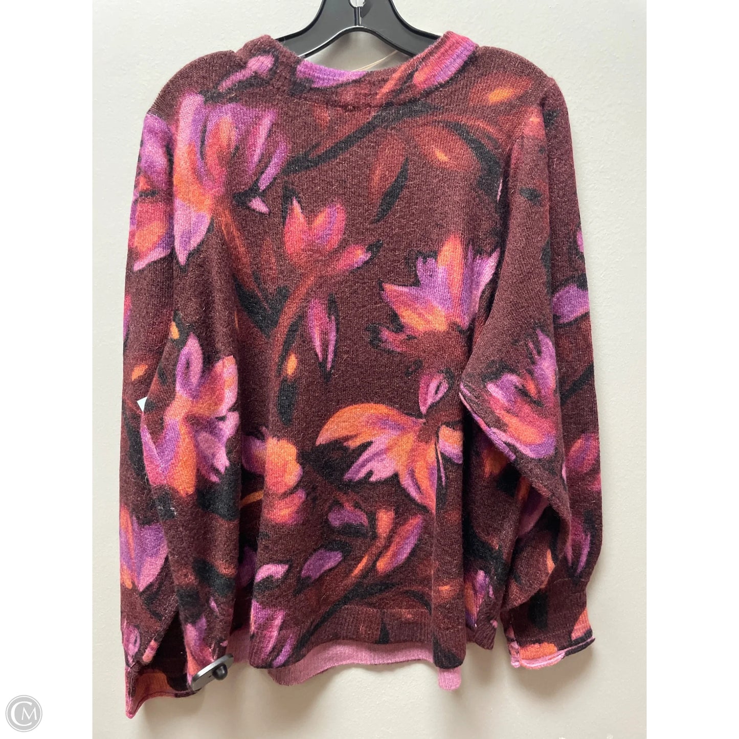 Sweater By Democracy In Purple, Size: 2x