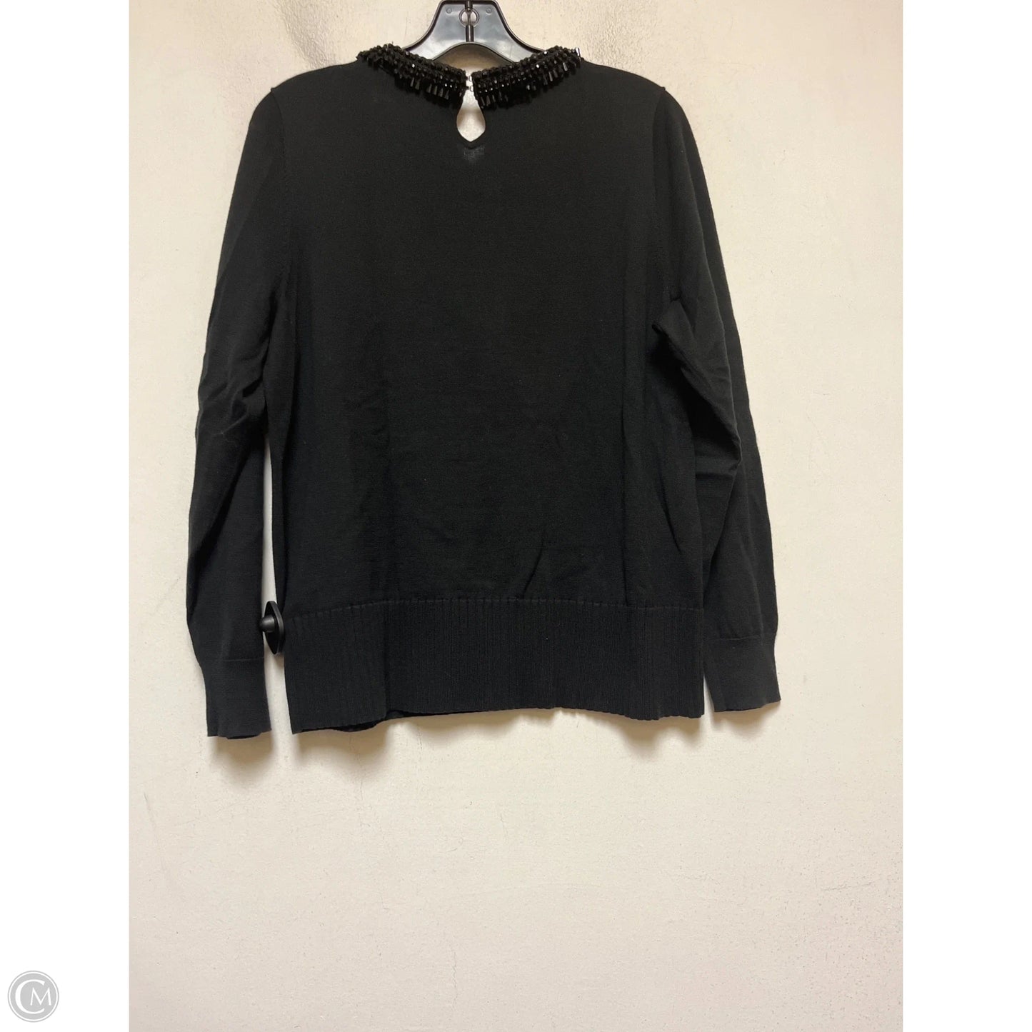 Top Long Sleeve By Talbots In Black, Size: L