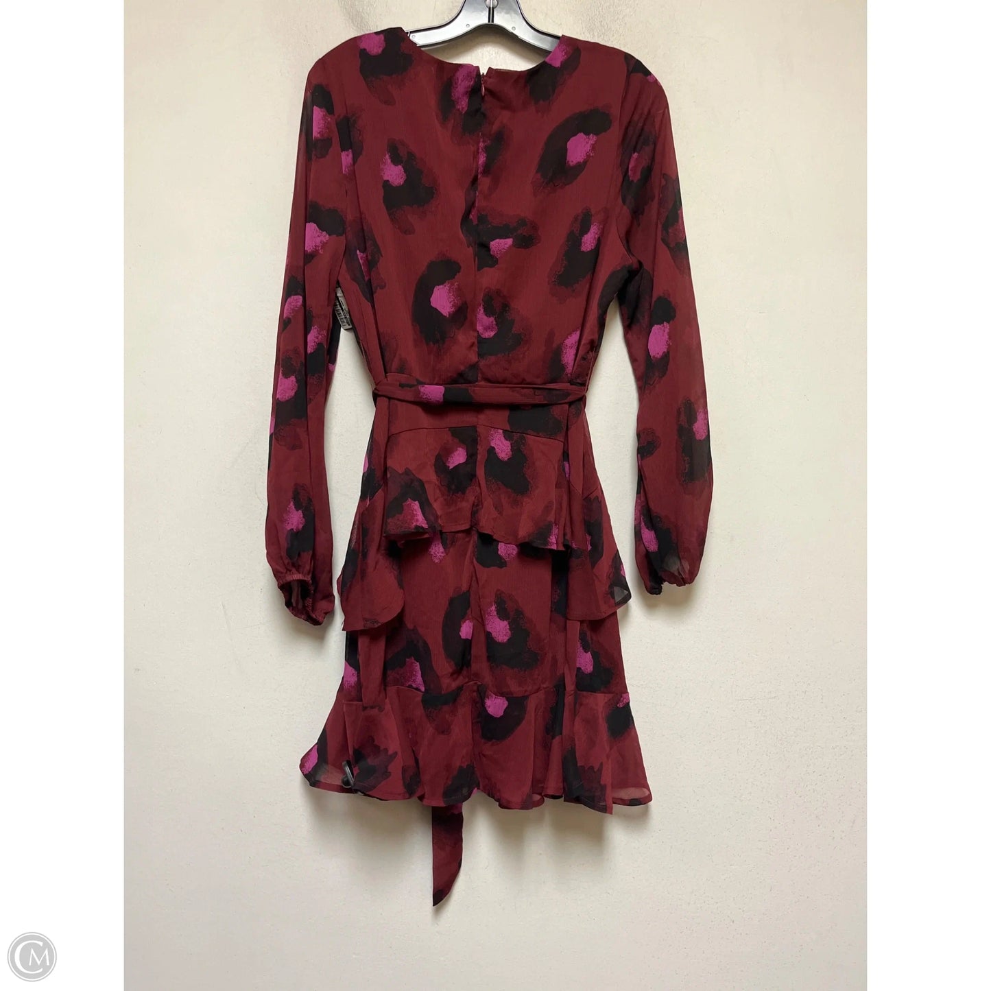 Dress Casual Short By Love Fire In Black & Red, Size: Xl