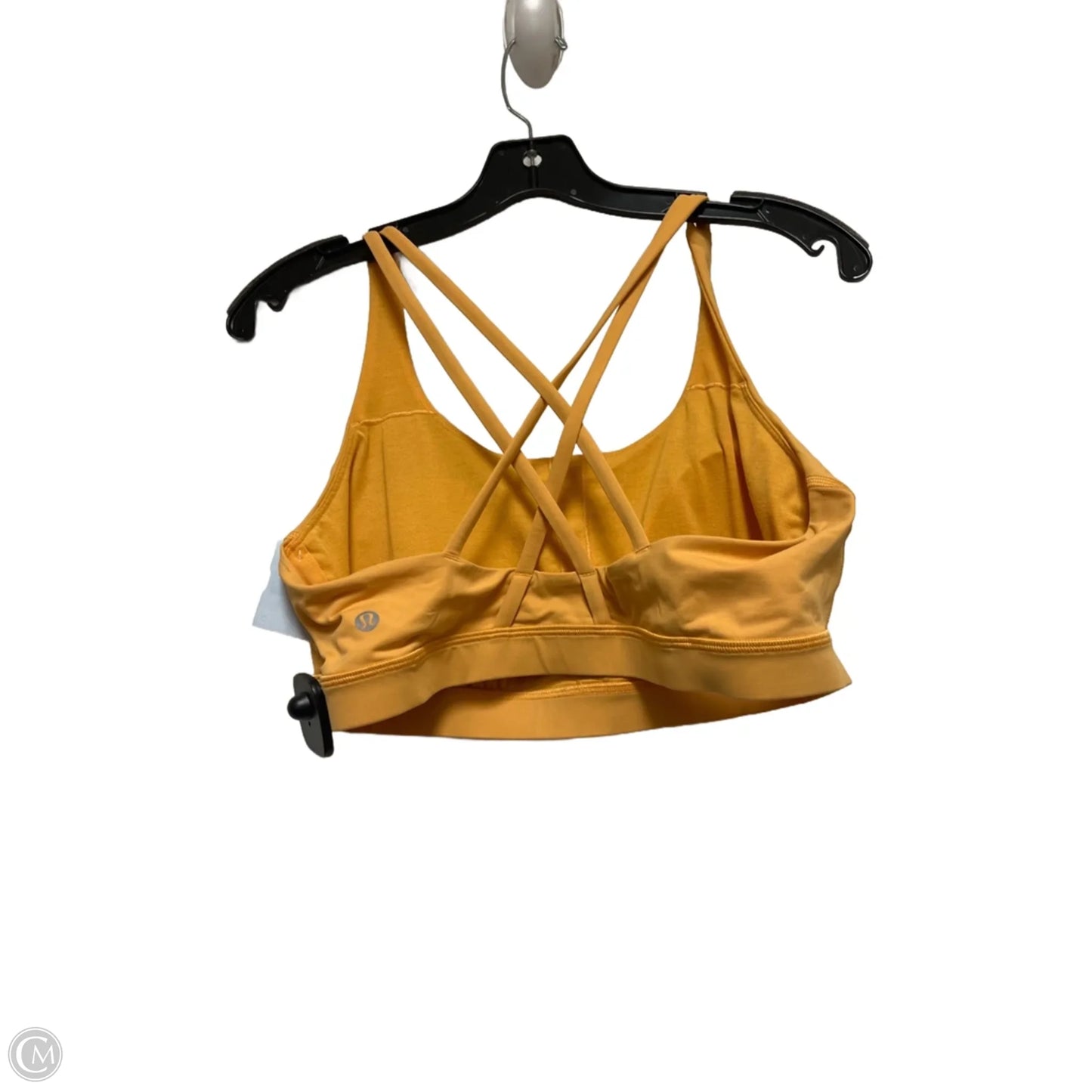 Athletic Bra By Lululemon In Yellow, Size: 14