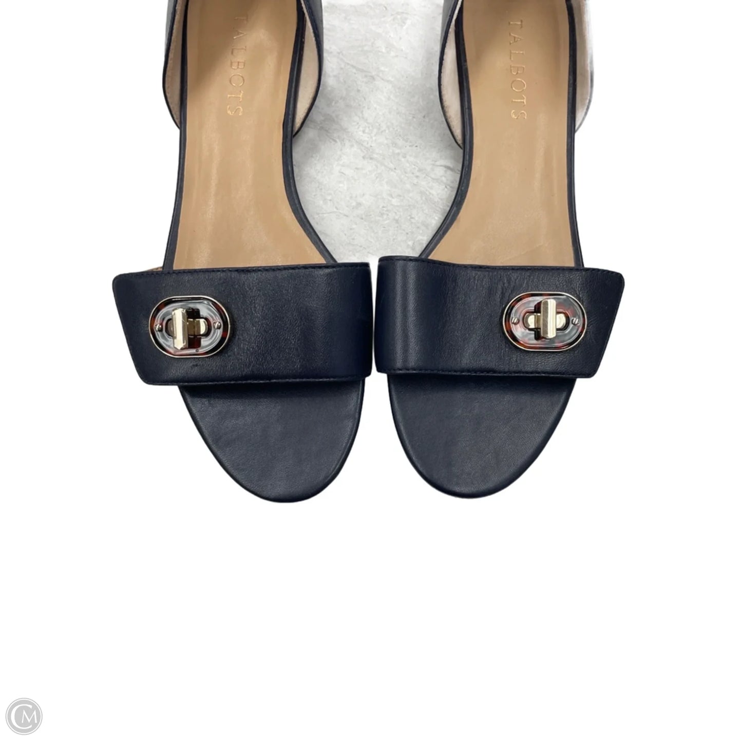 Sandals Flats By Talbots In Navy, Size: 8.5