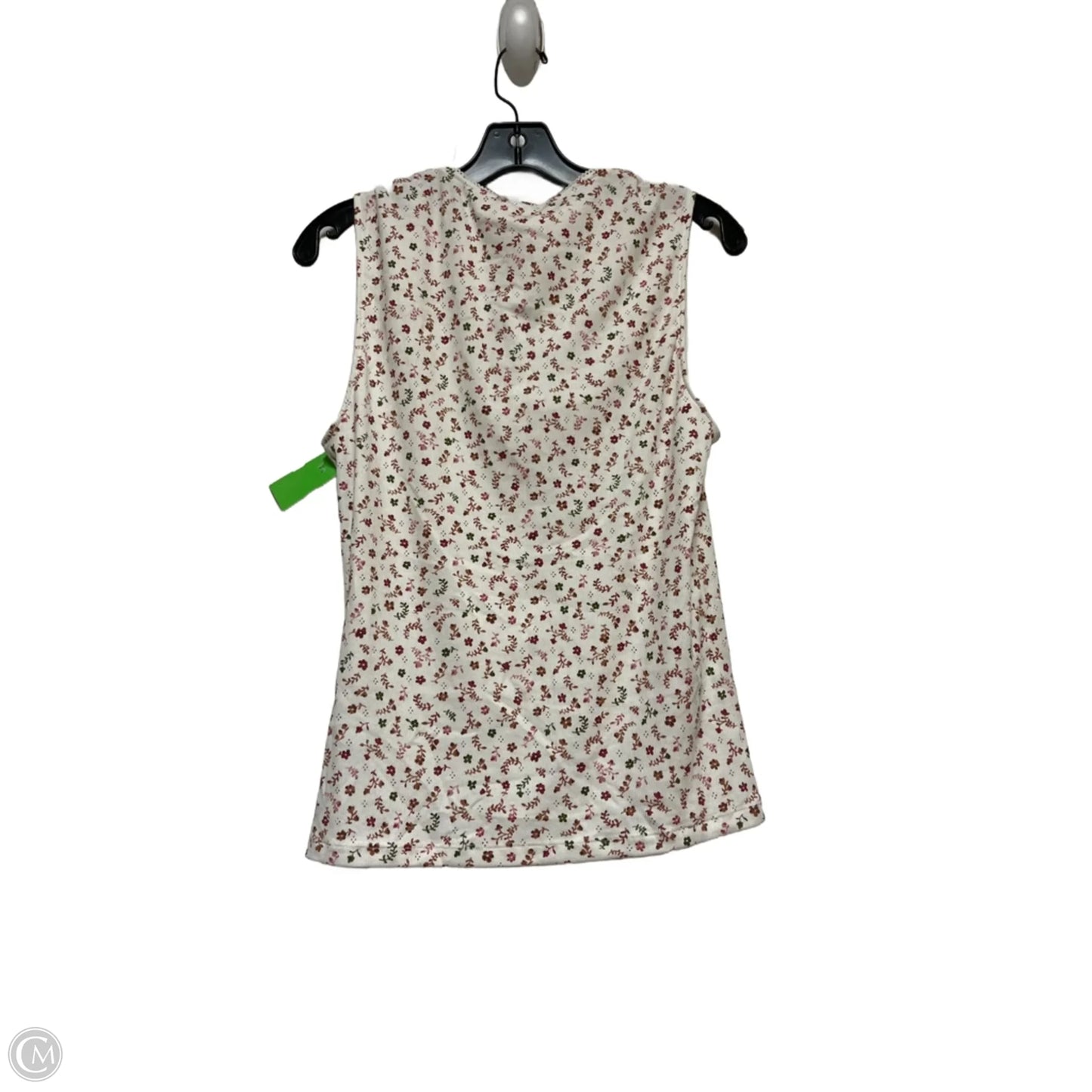 Top Sleeveless By Old Navy In Floral Print, Size: L