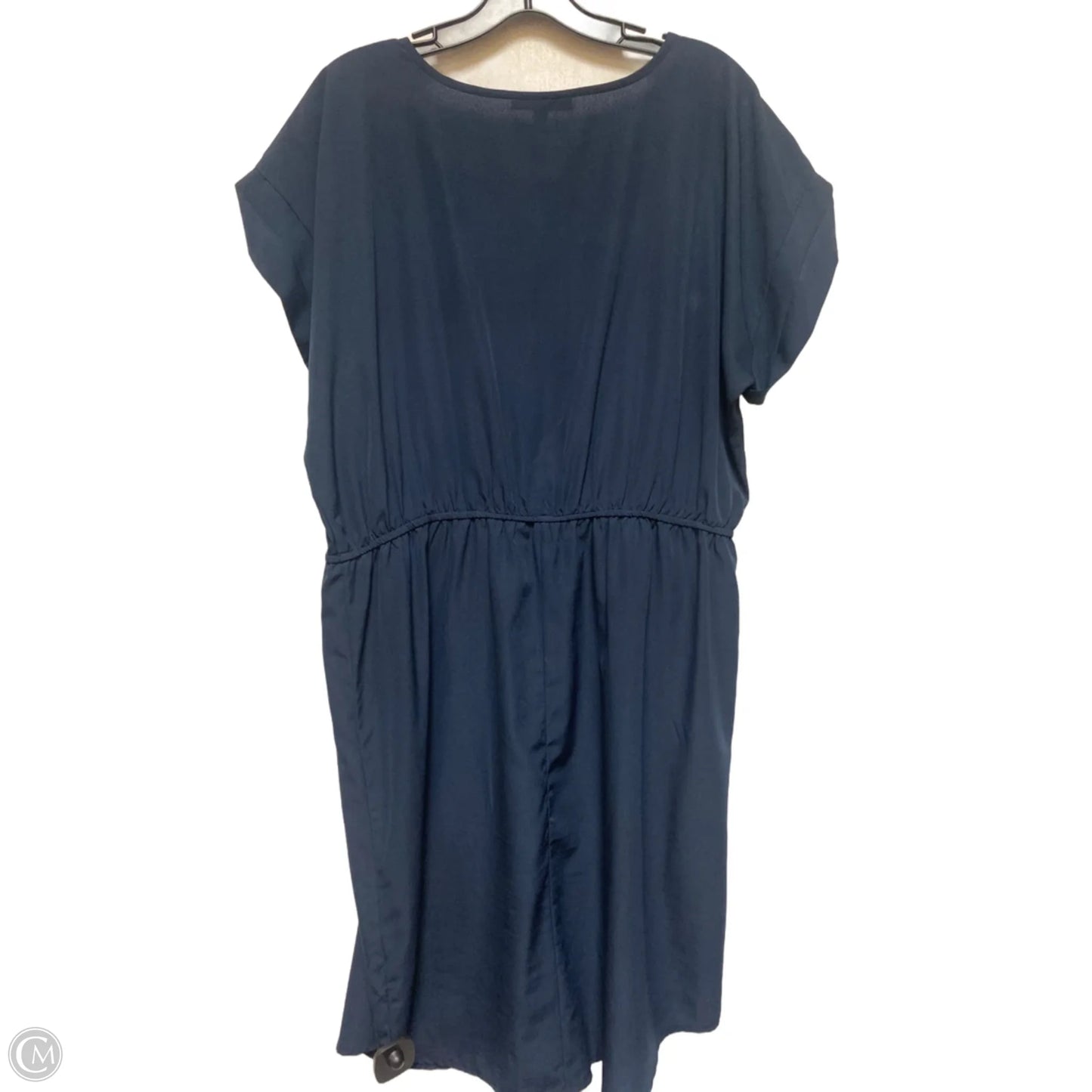 Dress Casual Short By Clothes Mentor In Navy, Size: 1x
