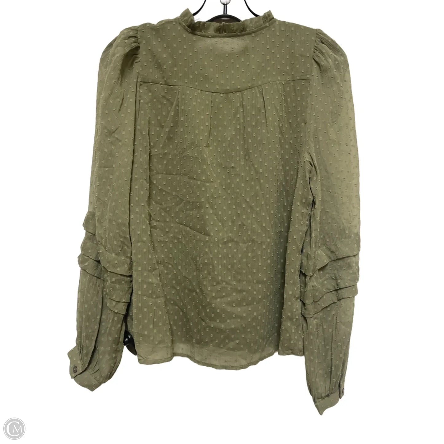 Top Long Sleeve By Loft In Green, Size: Xs