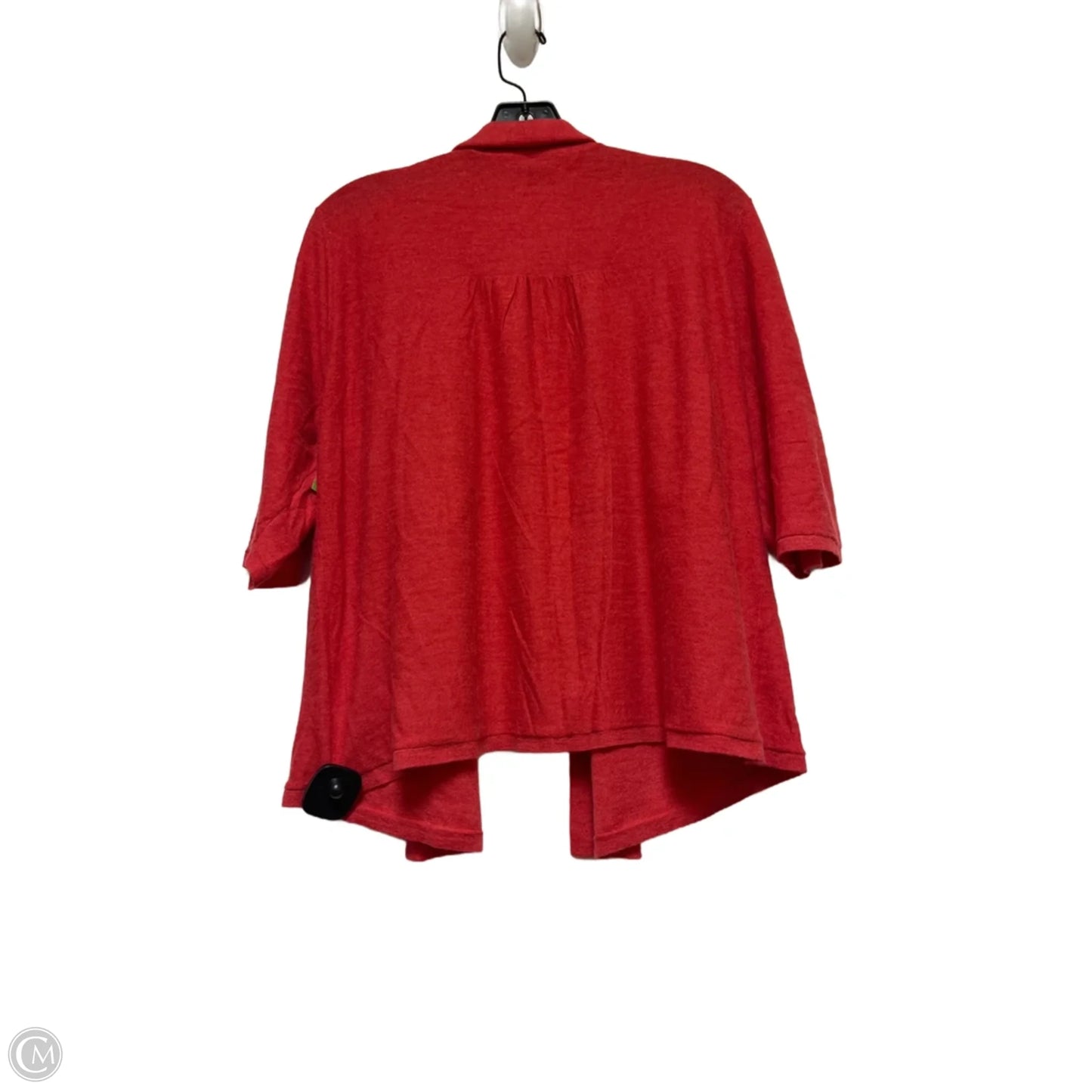 Top Short Sleeve By Eileen Fisher In Red, Size: Xl
