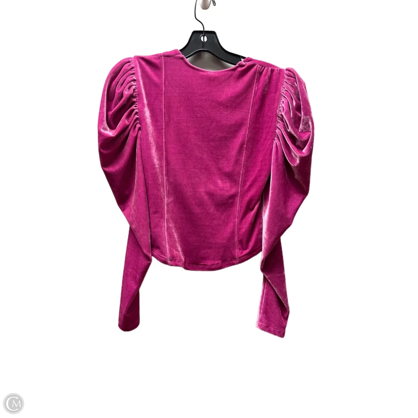 Top Long Sleeve By Free People In Pink, Size: S
