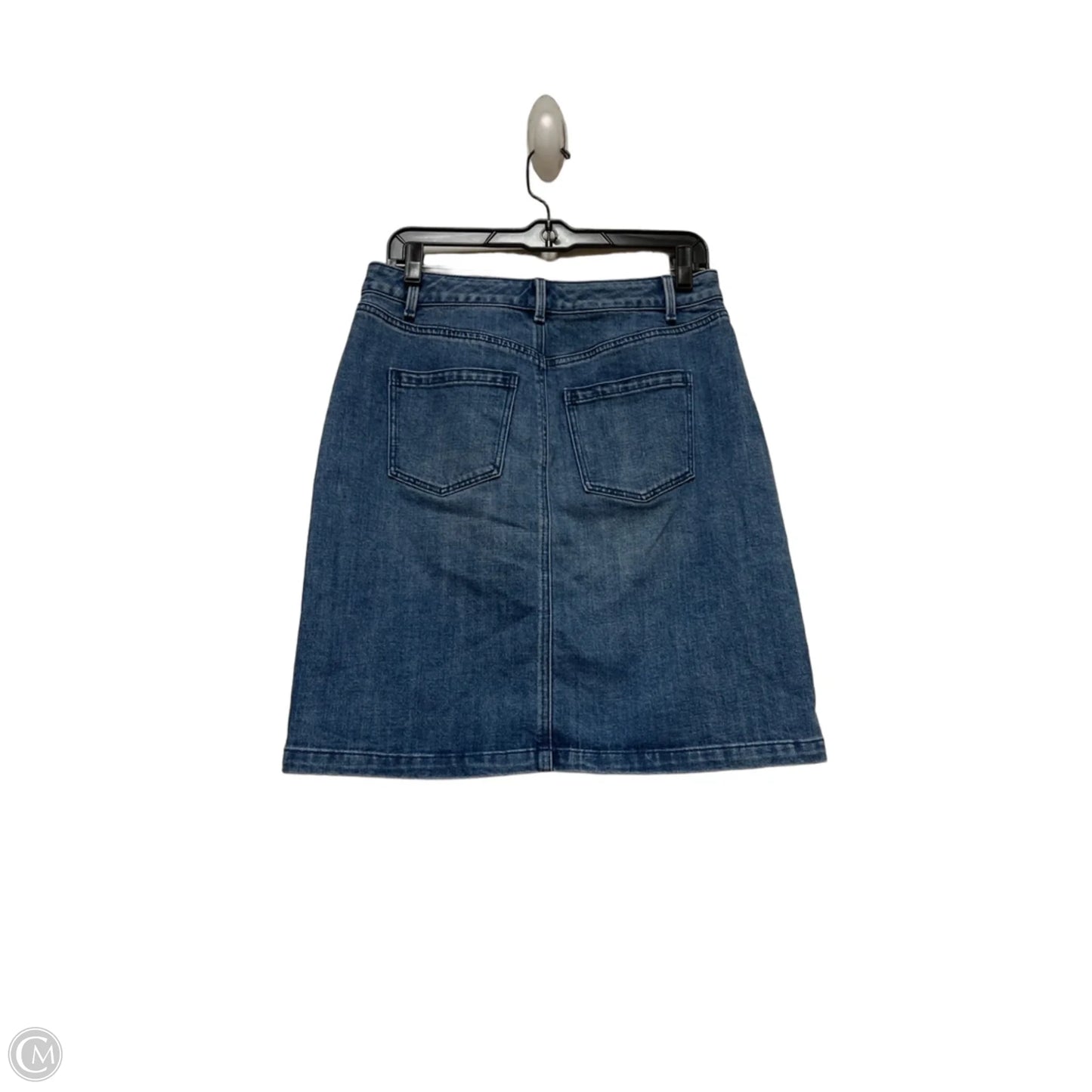 Skirt Mini & Short By Talbots In Blue Denim, Size: 2