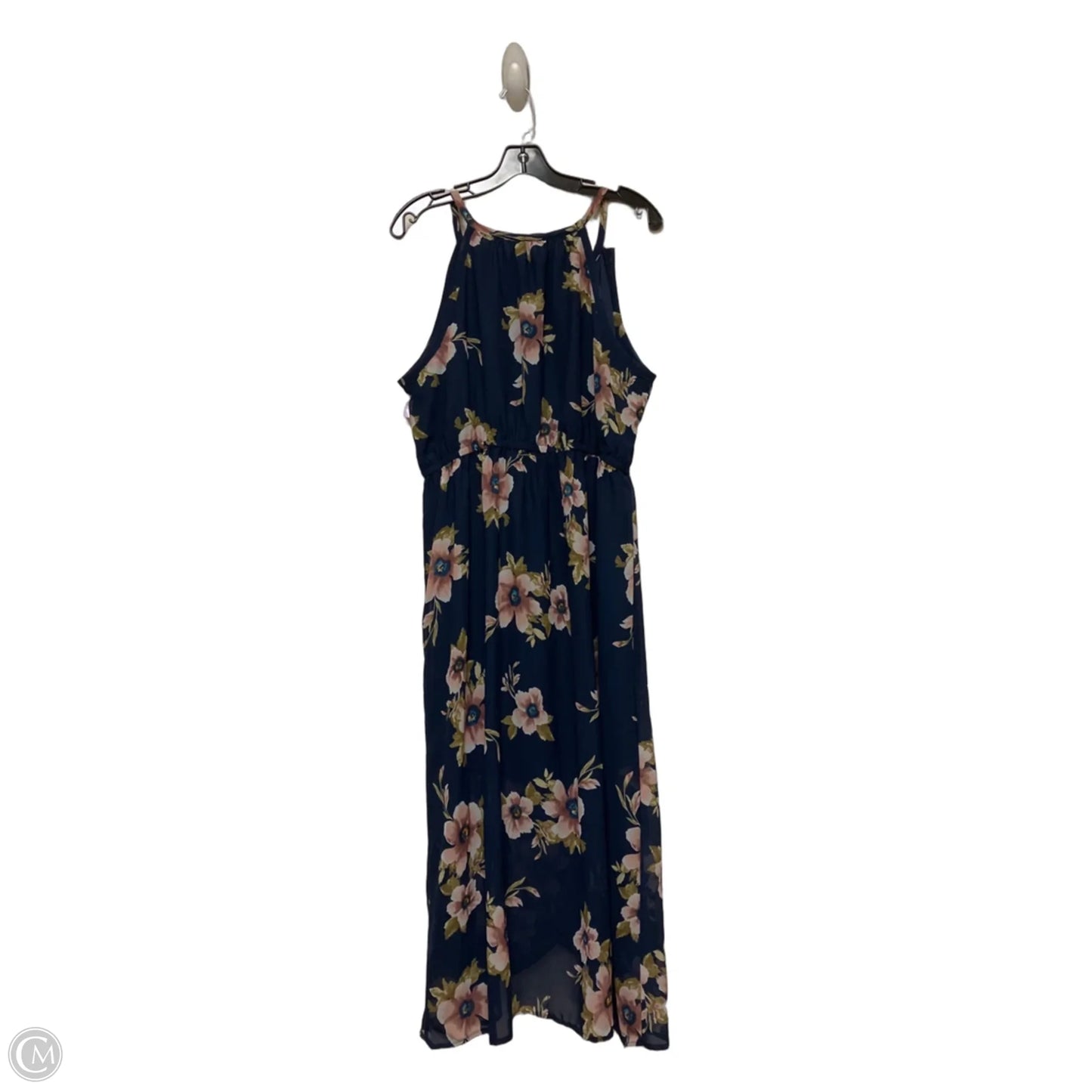 Dress Casual Midi By Blush In Floral Print, Size: Xl
