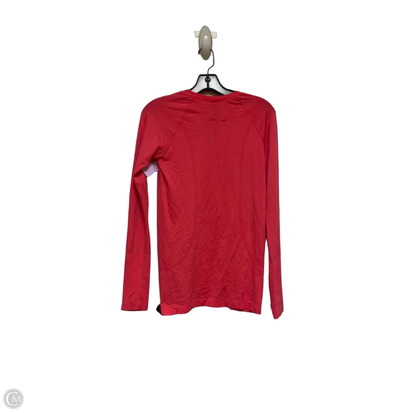 Athletic Top Long Sleeve Crewneck By Lululemon In Pink & Red, Size: 6
