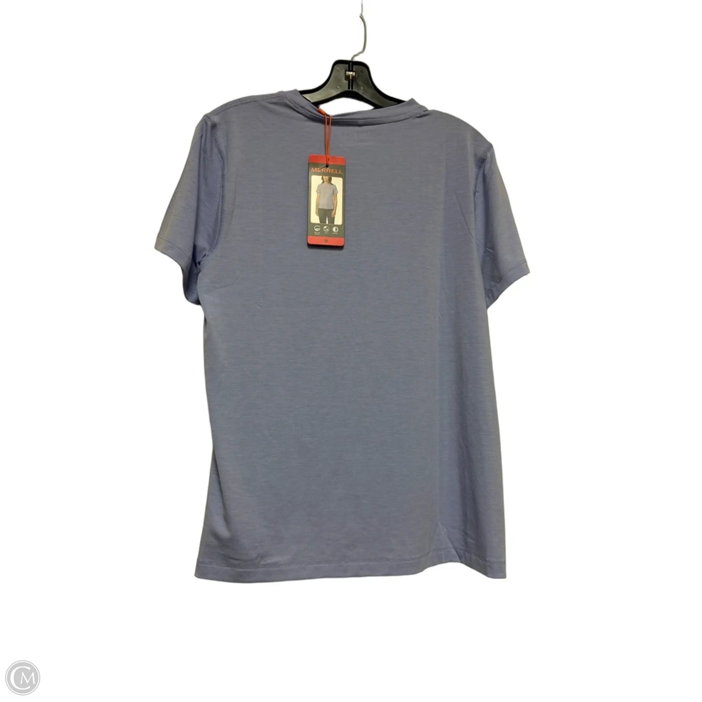 Athletic Top Short Sleeve By Merrell In Purple, Size: M