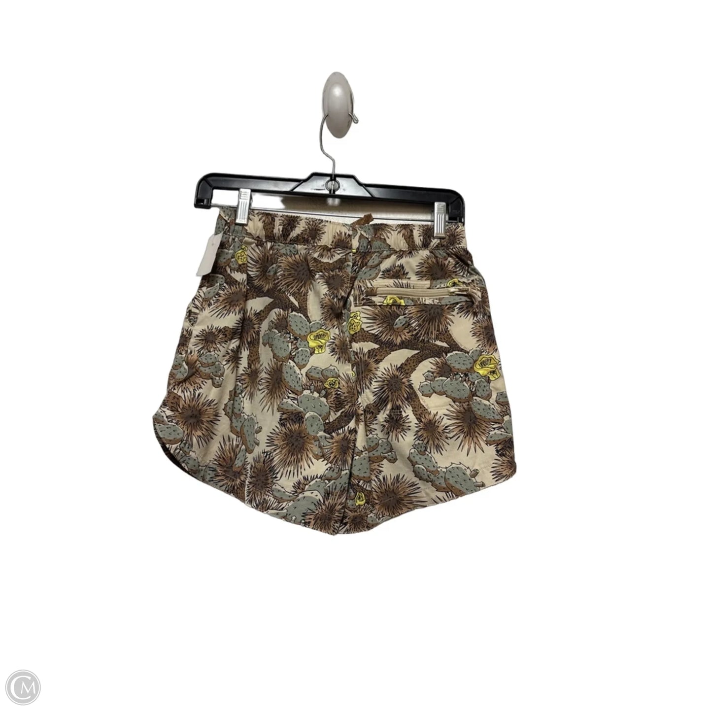 Athletic Shorts By The North Face In Green & Tan, Size: Xs