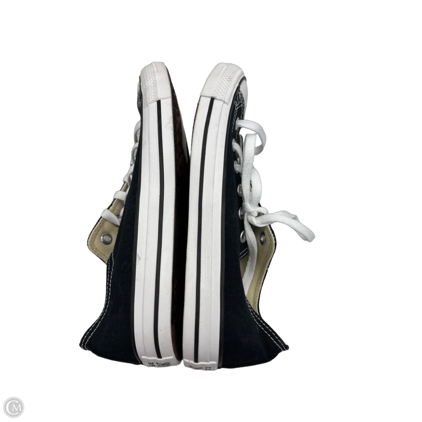Shoes Sneakers By Converse In Black & White, Size: 9