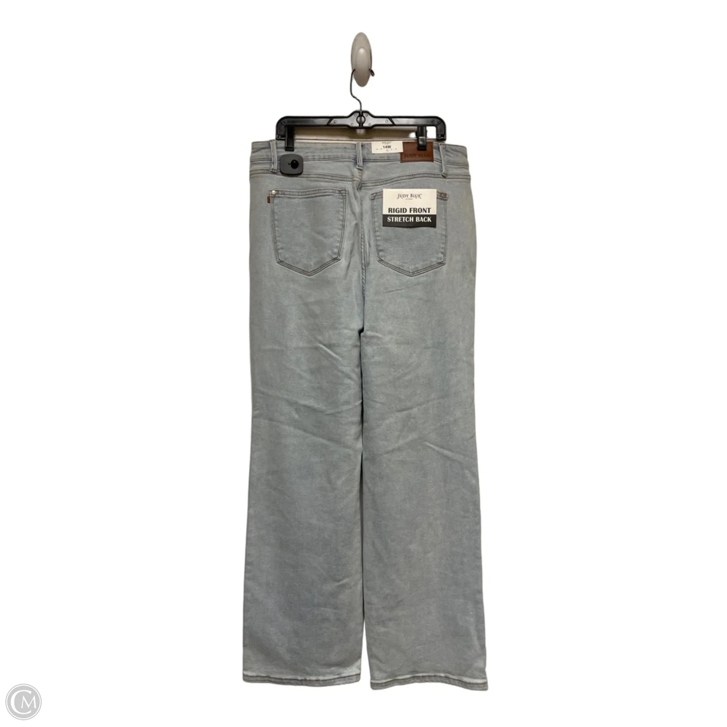 Jeans Straight By Judy Blue In Blue Denim, Size: 14