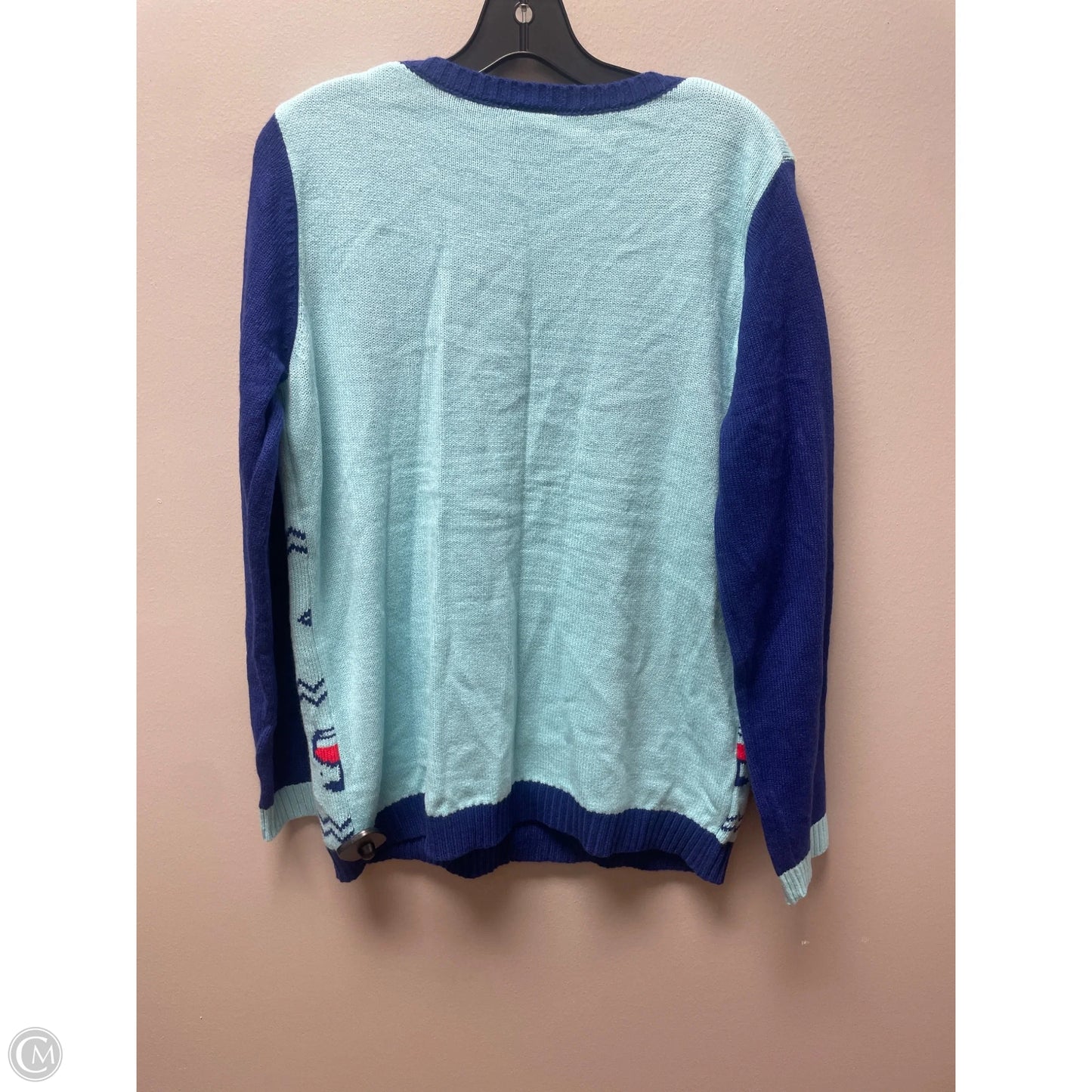 Sweater By Clothes Mentor In Aqua, Size: Xl