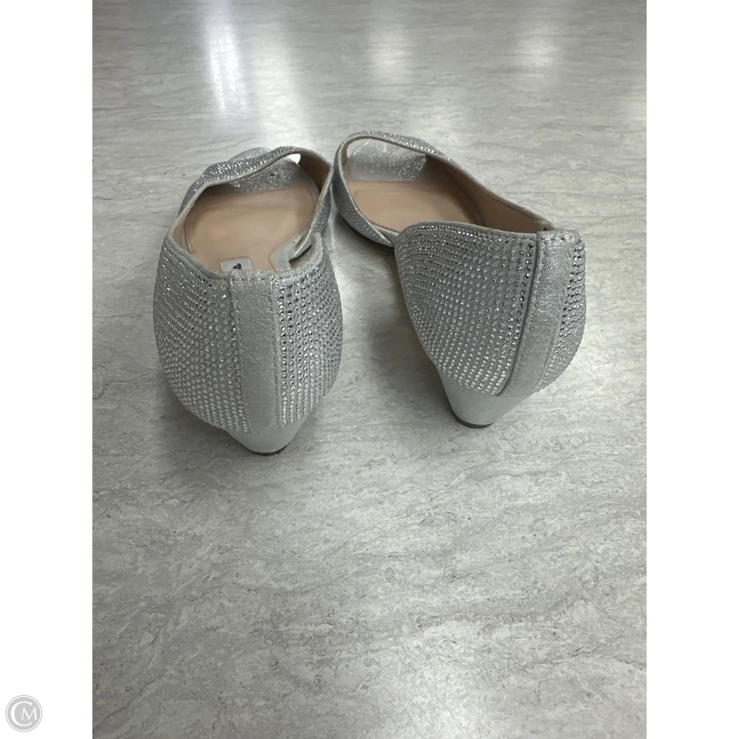 Shoes Heels Kitten By Nina In Silver, Size: 6.5