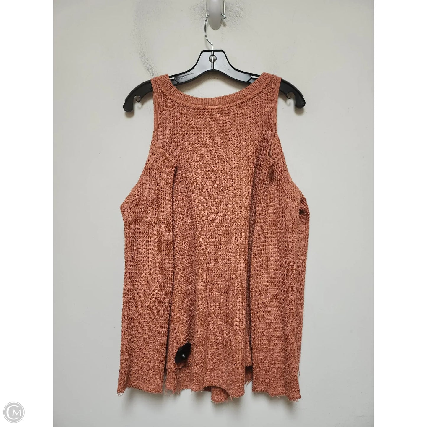 Top Long Sleeve By Free People In Orange, Size: S