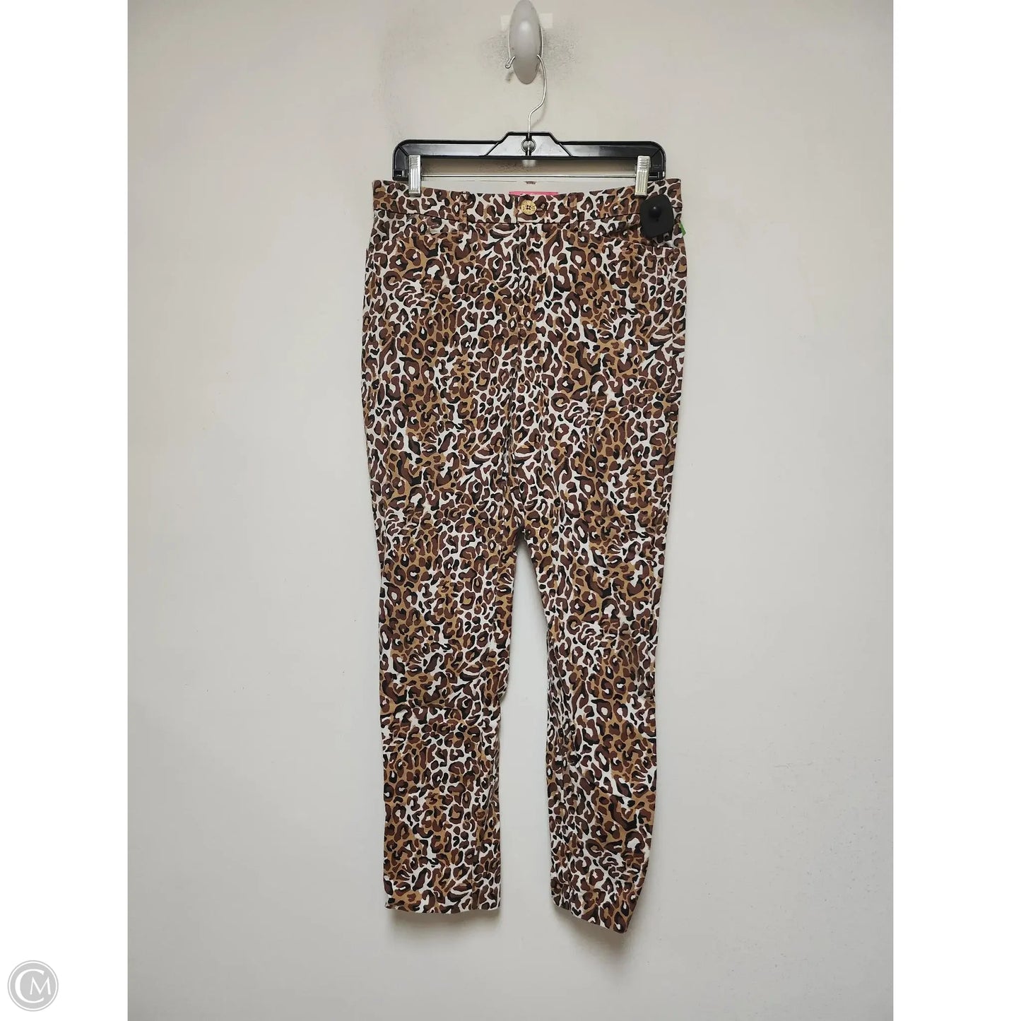 Pants Designer By Lilly Pulitzer In Leopard Print, Size: 10