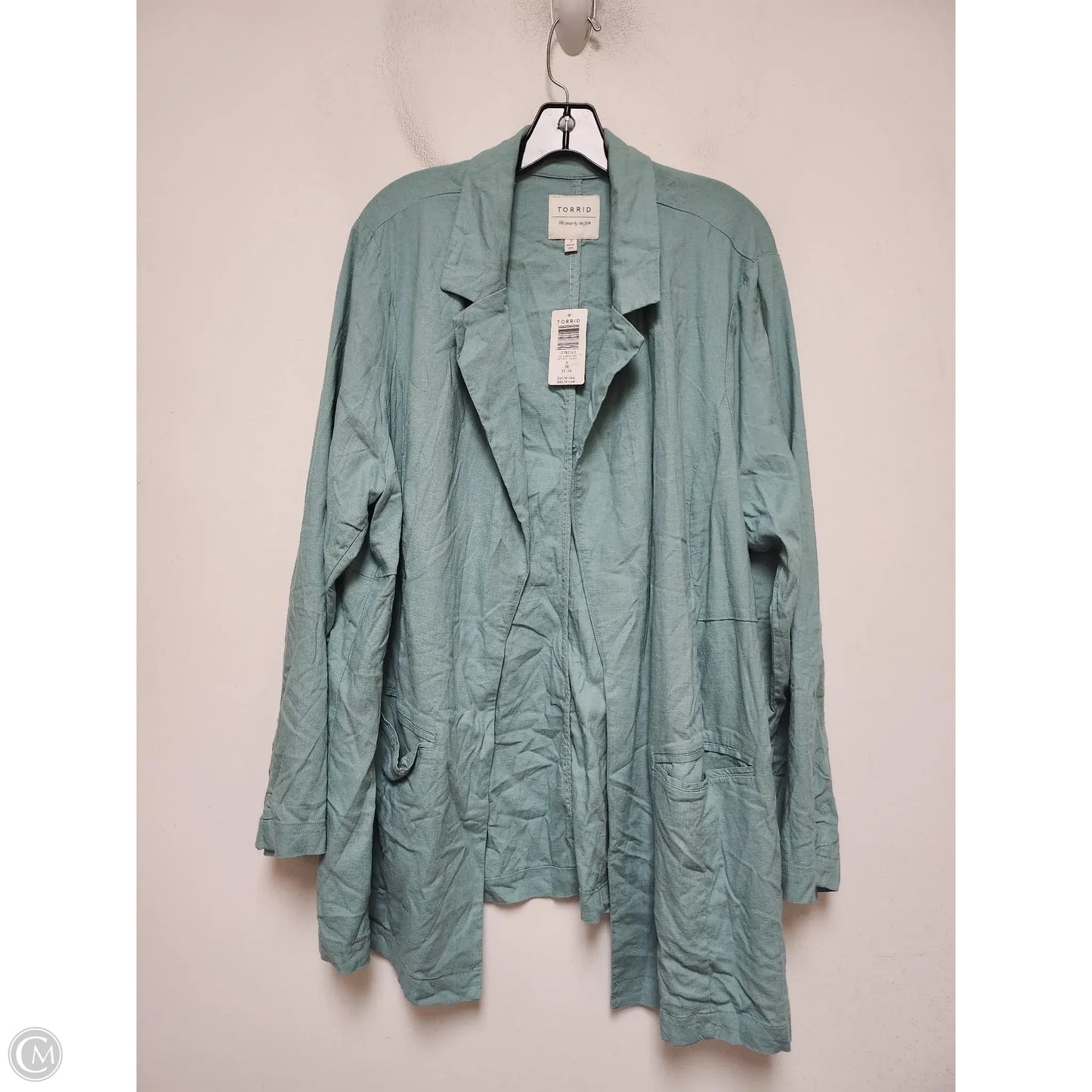Blazer By Torrid In Green, Size: 3x