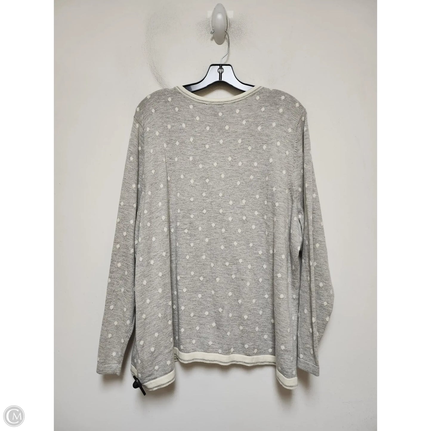 Cardigan By Talbots In Polkadot Pattern, Size: 3x
