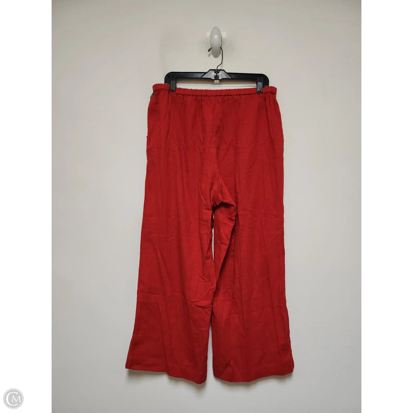 Pants Wide Leg By J. Crew In Red, Size: L