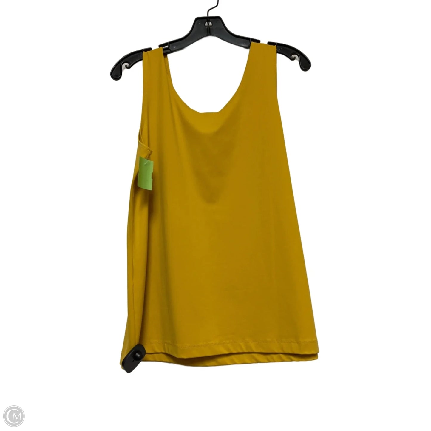 Top Sleeveless By Chicos In Yellow, Size: L