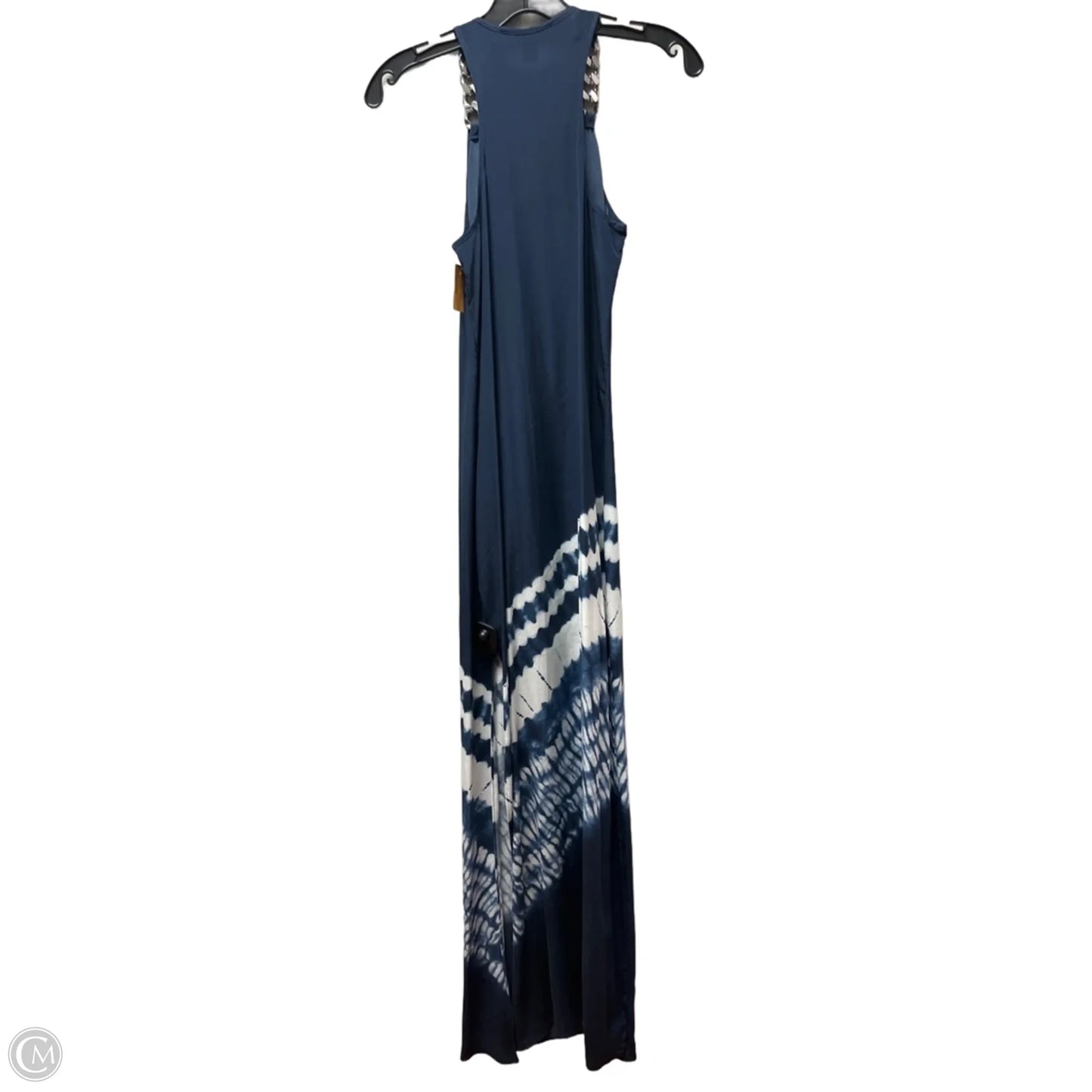 Dress Casual Maxi By Michael By Michael Kors In Blue & White, Size: Xxs