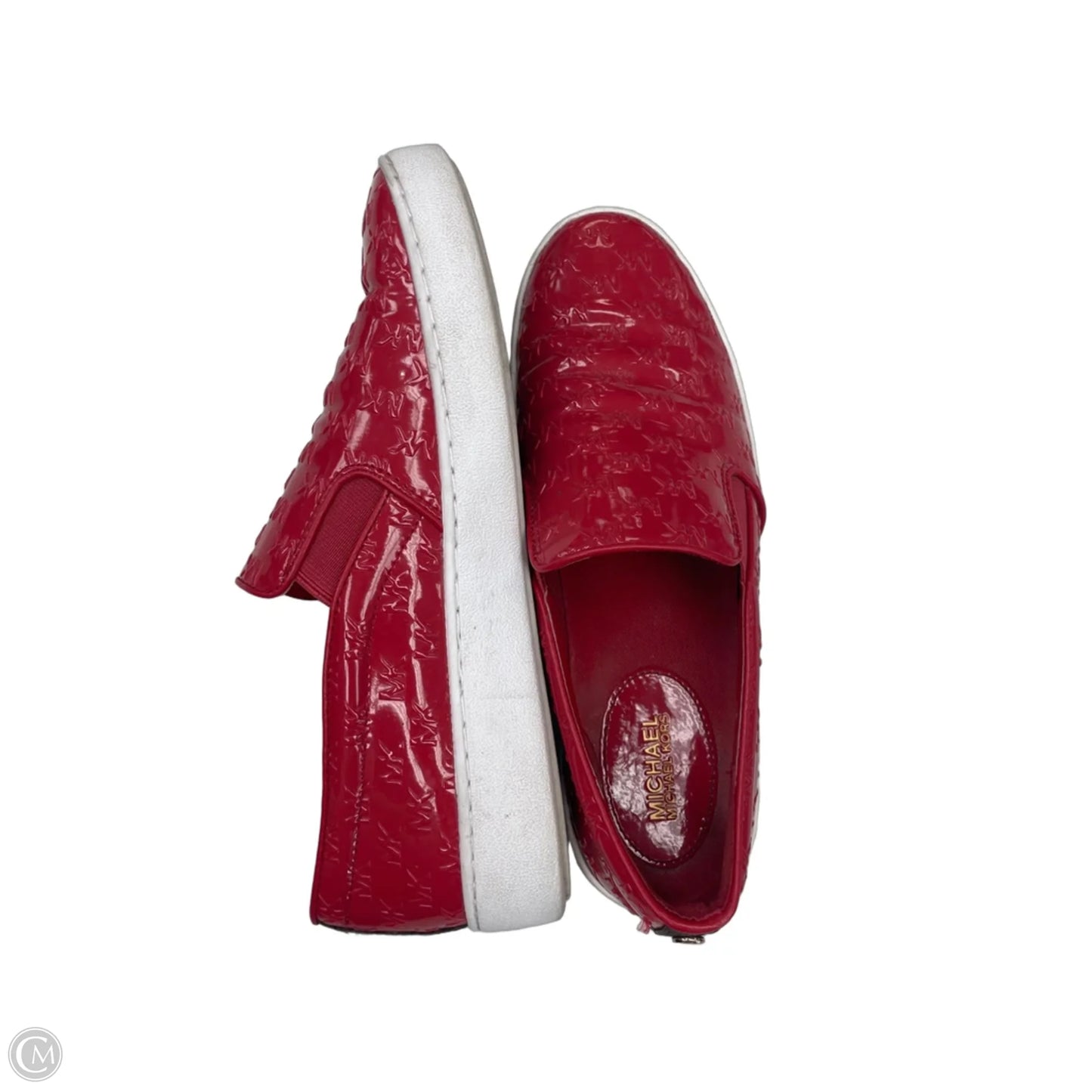 Shoes Flats By Michael By Michael Kors In Red & White, Size: 8
