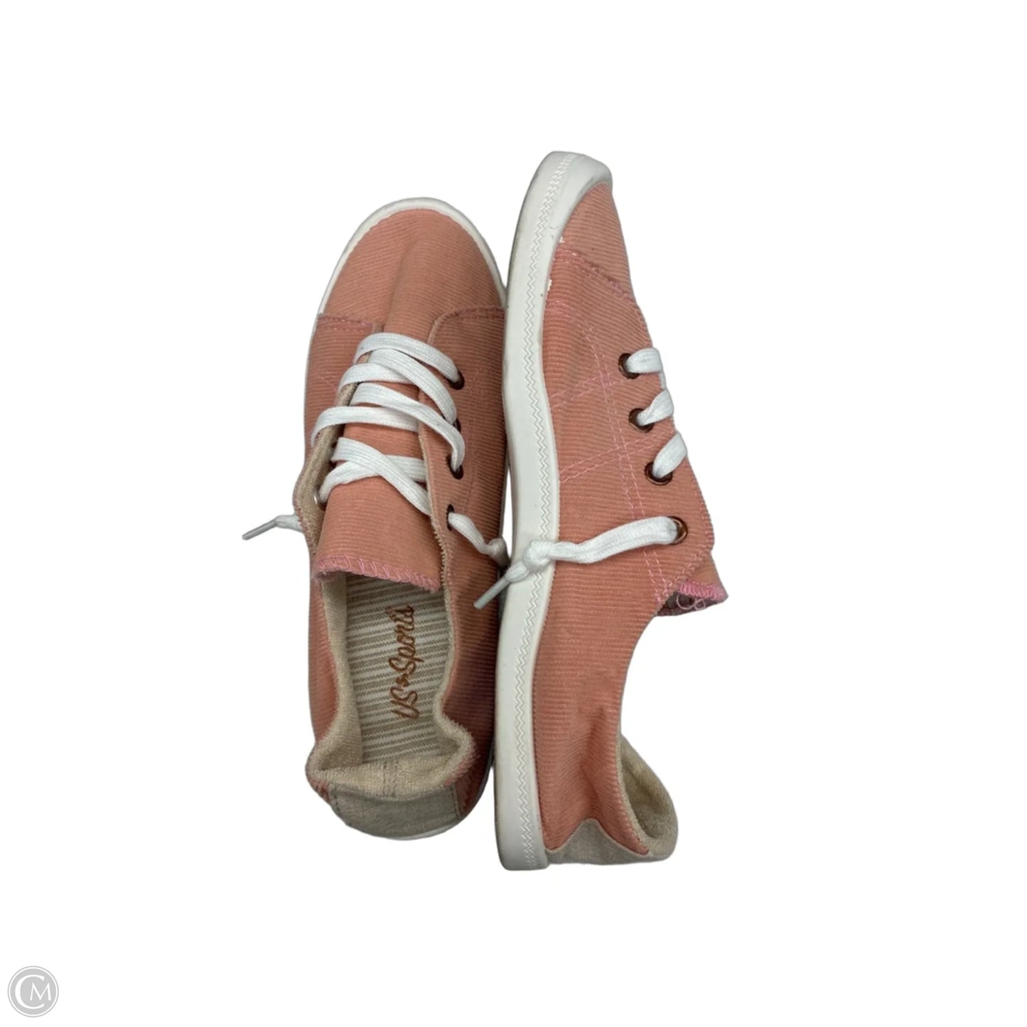 Shoes Flats By Clothes Mentor In Pink, Size: 9