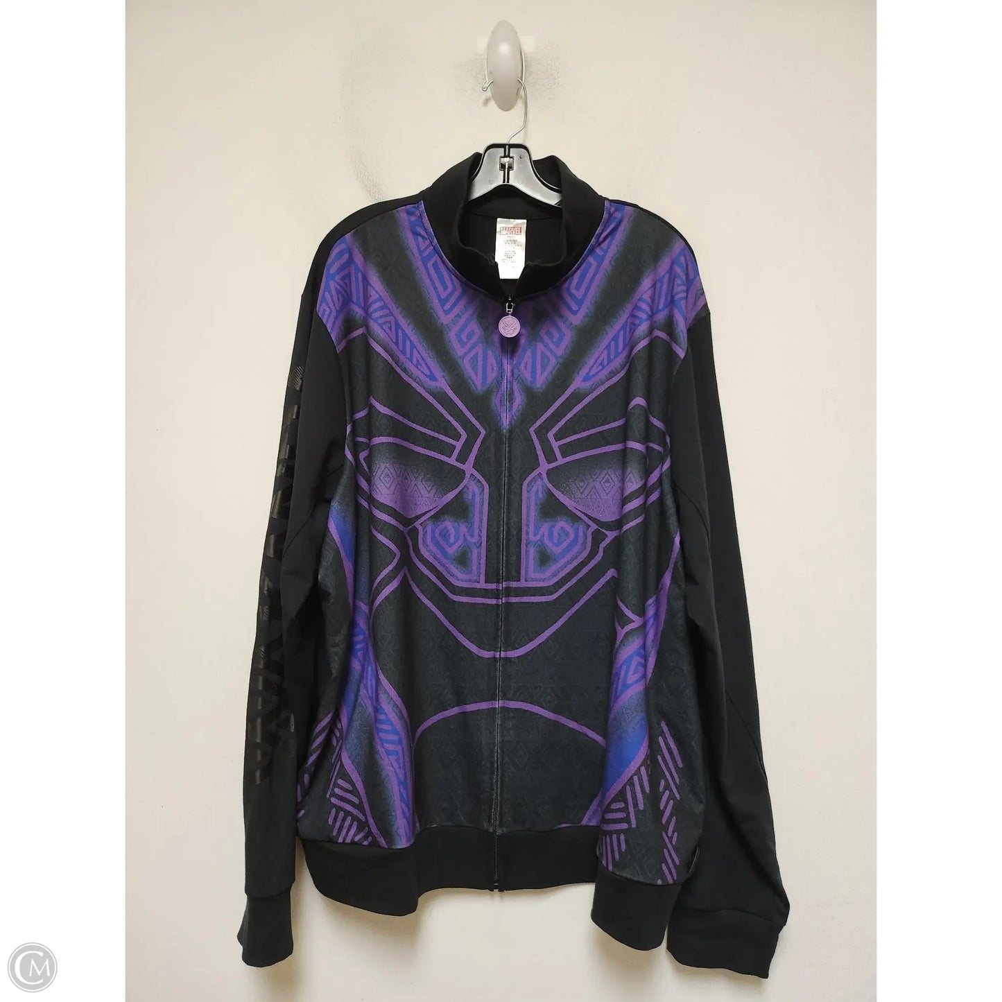 Jacket Other By Walt Disney In Black & Purple, Size: Xxl
