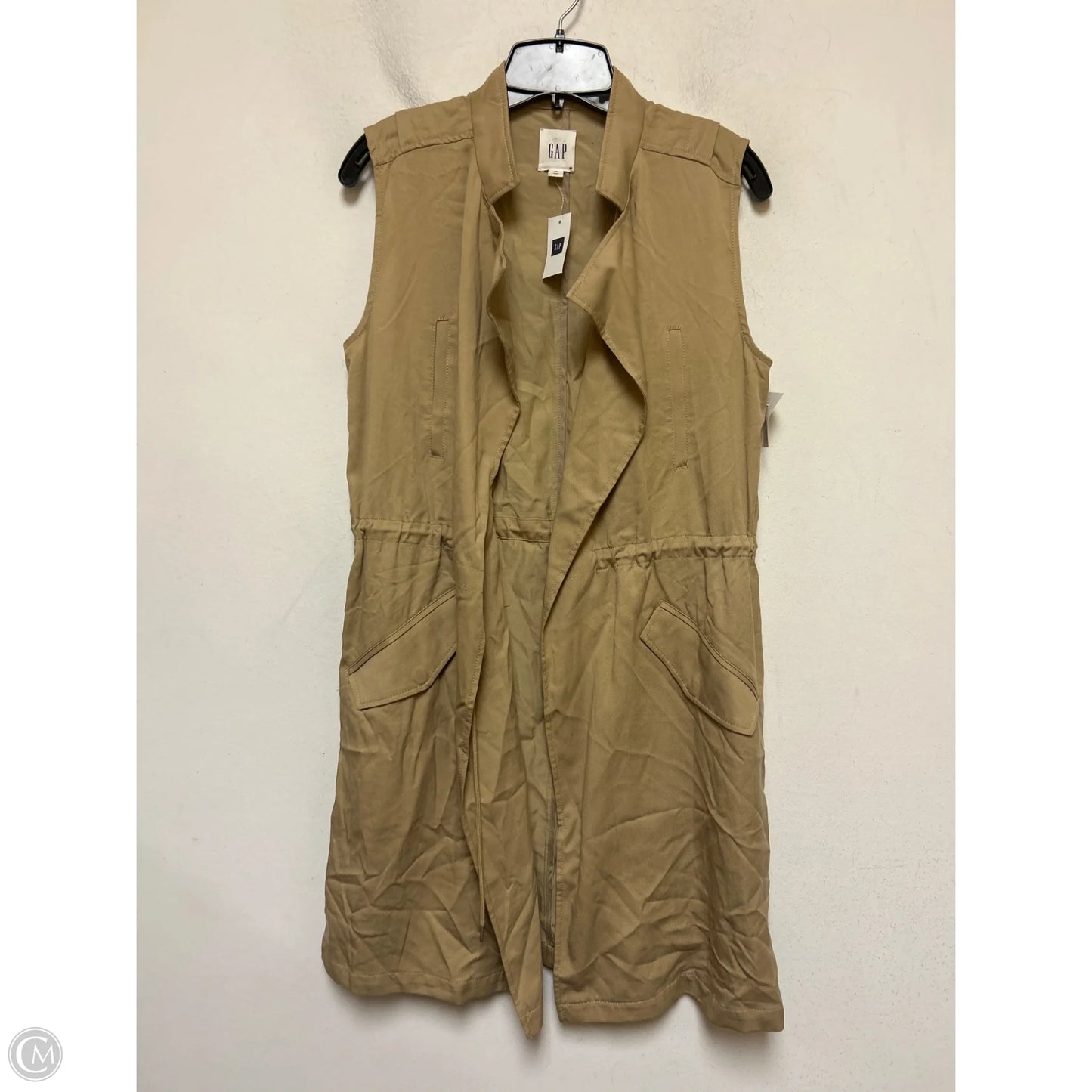 Vest Other By Gap In Tan, Size: Xs