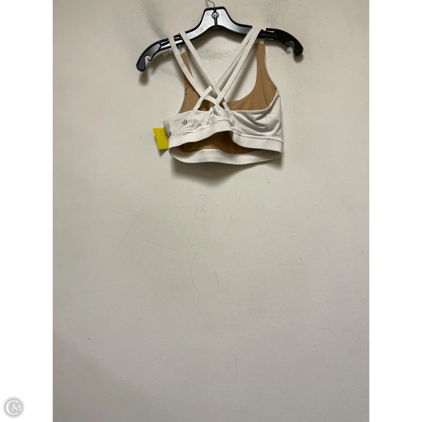 Athletic Bra By Lululemon In White, Size: M