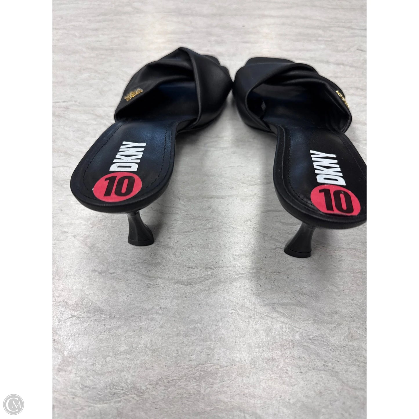 Shoes Heels Kitten By Dkny In Black, Size: 10
